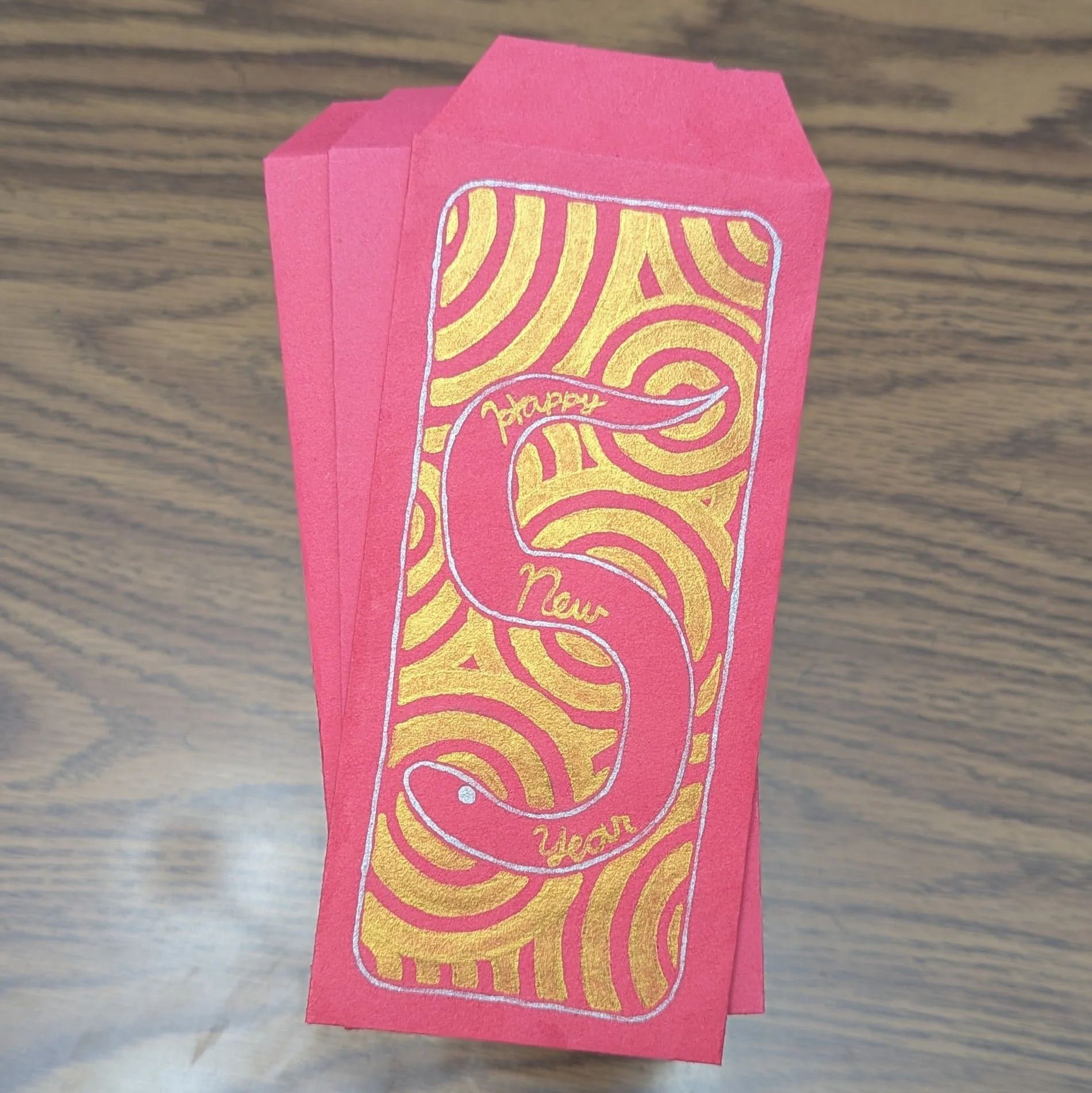 2025 New Year's red envelopes design 1