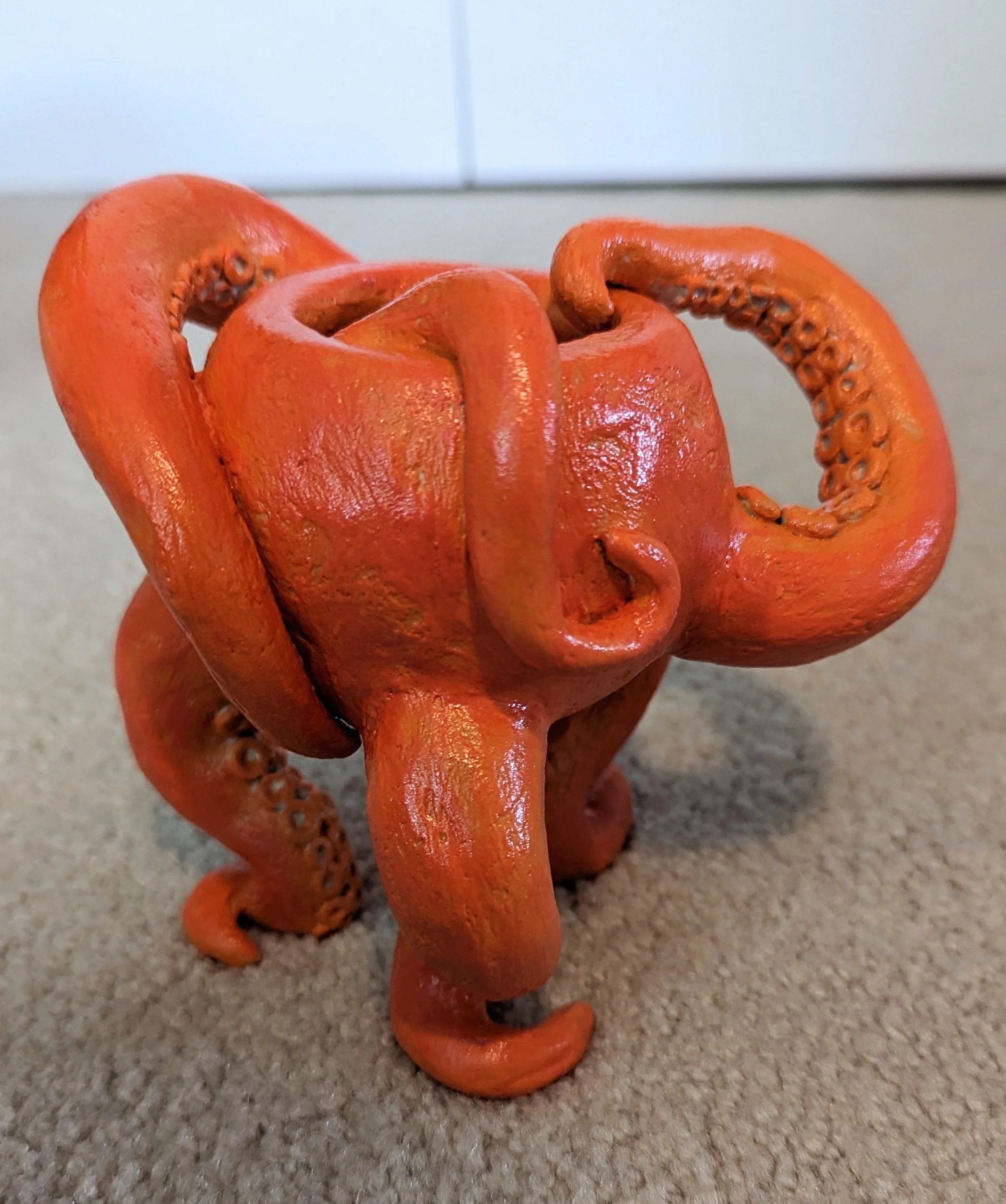 Tentacle Bowl, 05/2023 Glazed ceramic