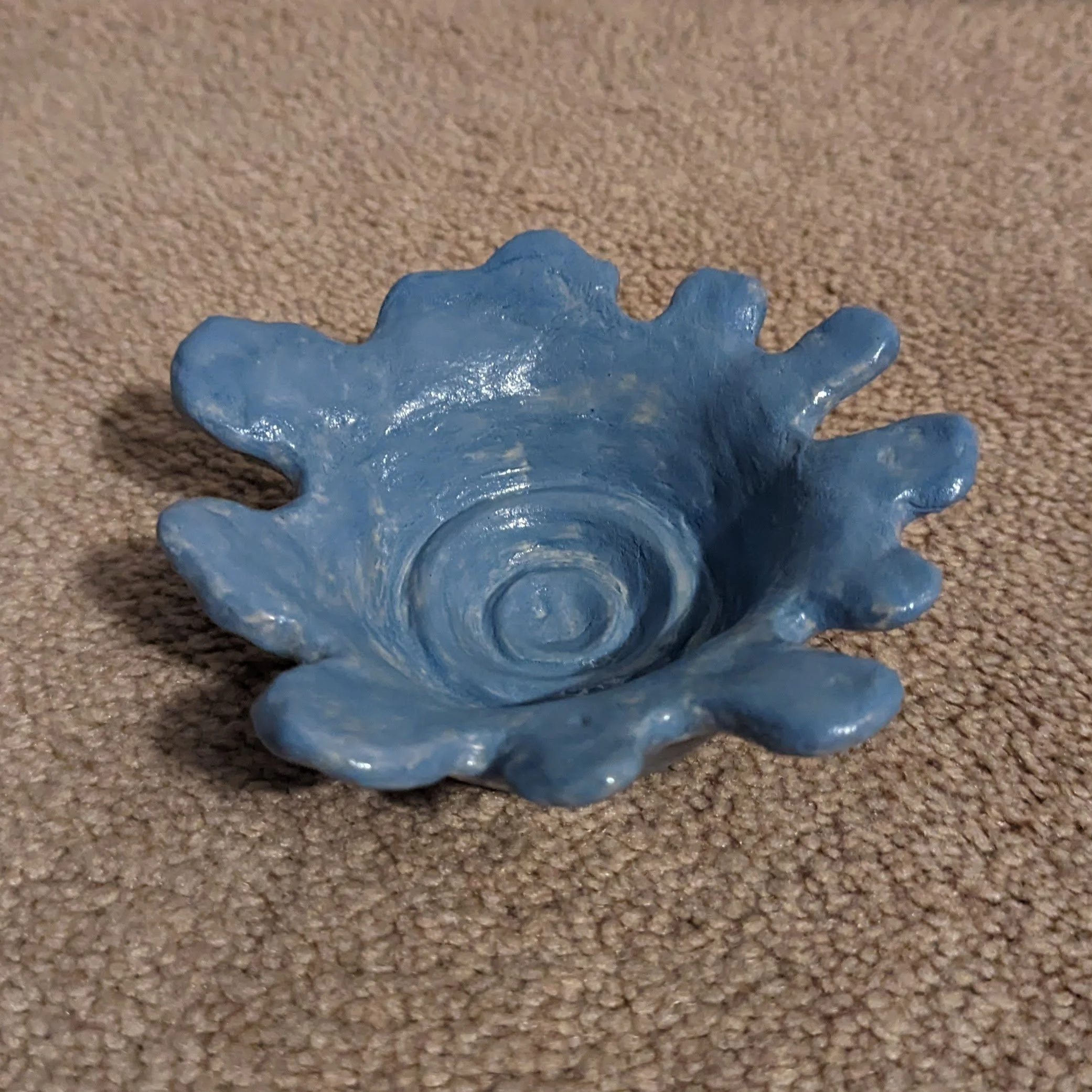 Water Splash Bowl, 05/2023 Glazed ceramic