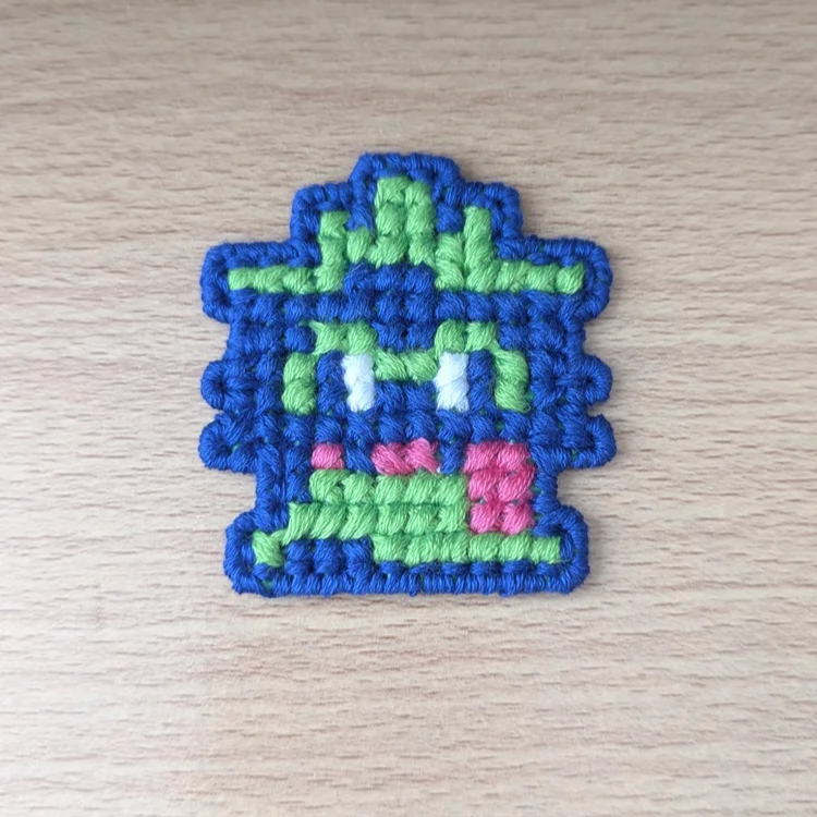Ralsei cross stitch patch, 07/2025 Click the picture for more.
