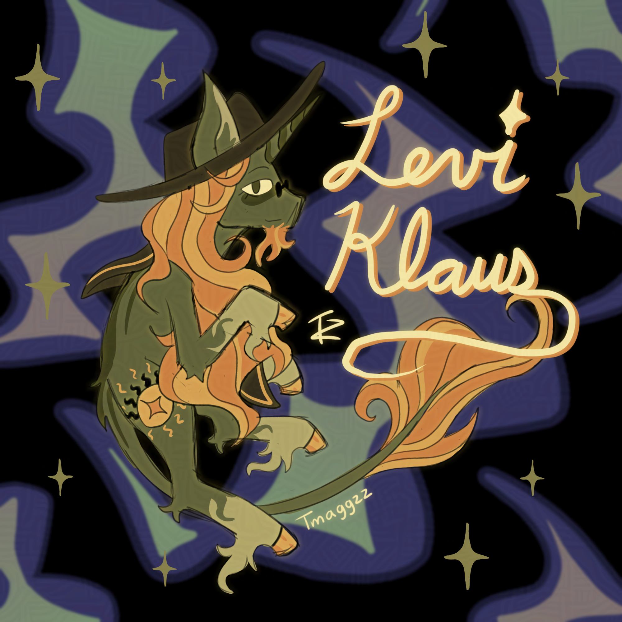 Levi Klaus, 07/2024 One of my favorite pieces from Art Fight 2024. A gift or "attack" for Levi Klaus. Click the picture for more.