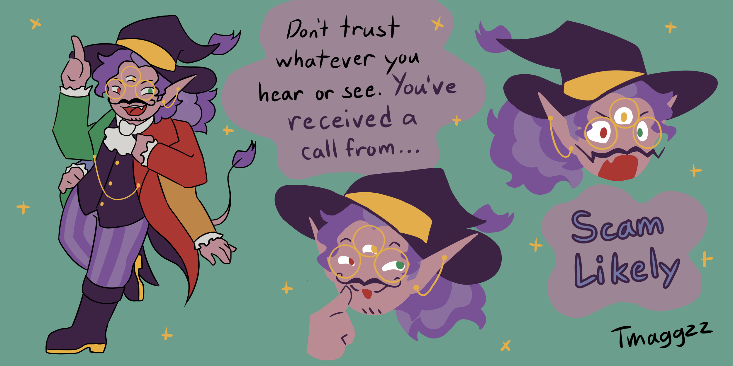 Scam Likely, 03/2025

Character from the Dungeons and Daddies podcast