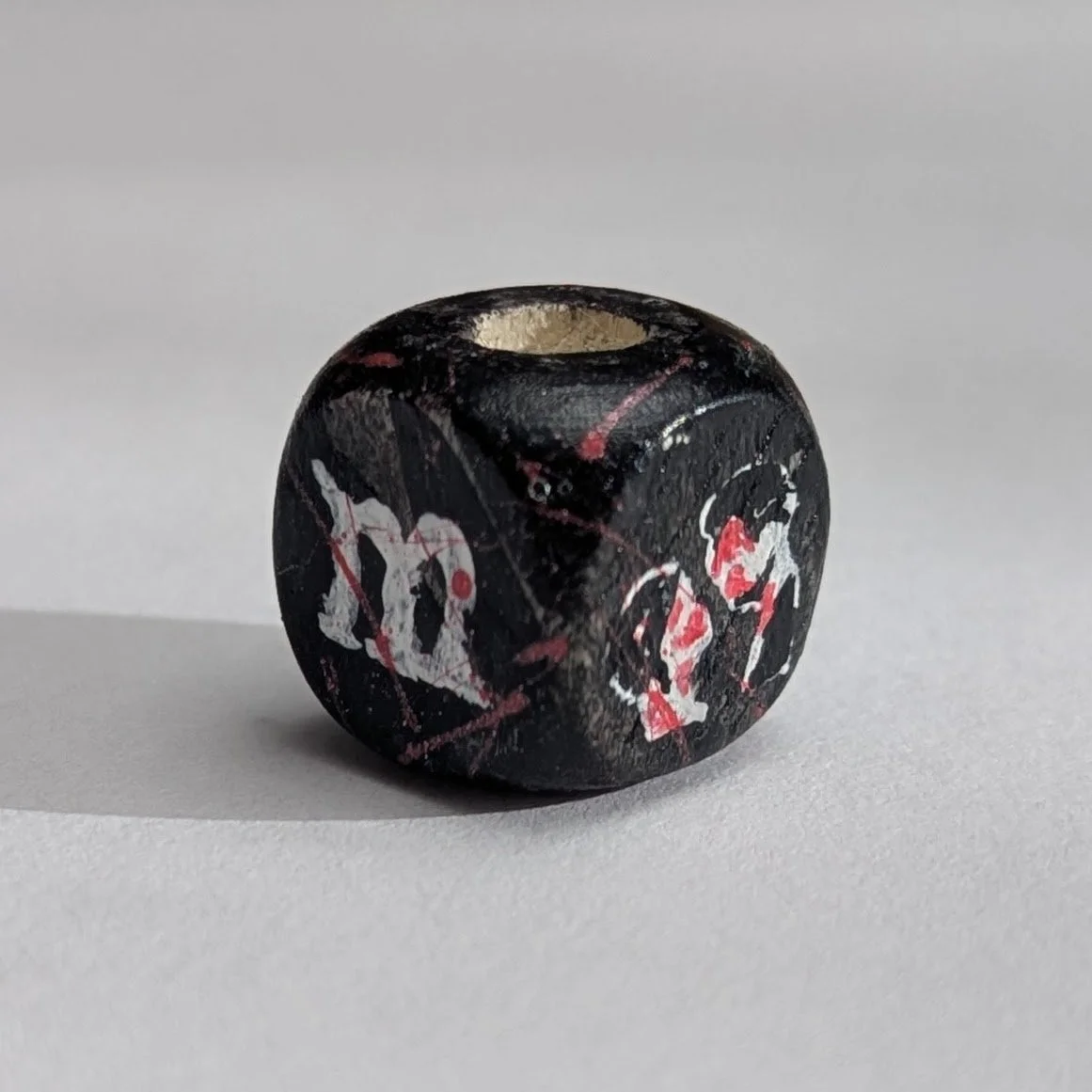 Three Cheers custom MCR die, 11/2025 Acrylic on wood