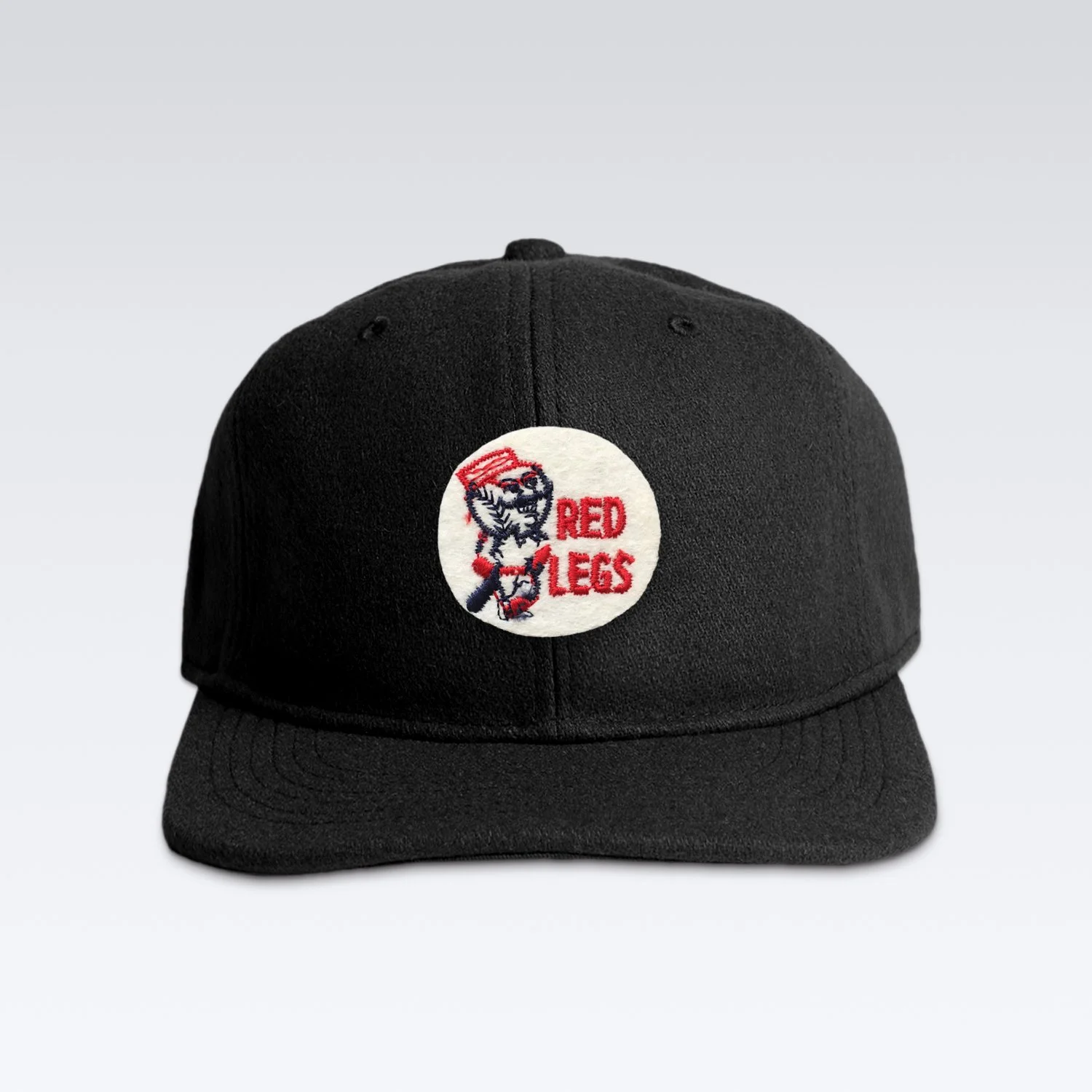 Black Reds "Mr. Reglegs" Cincinnati Reds, 1960s Patch