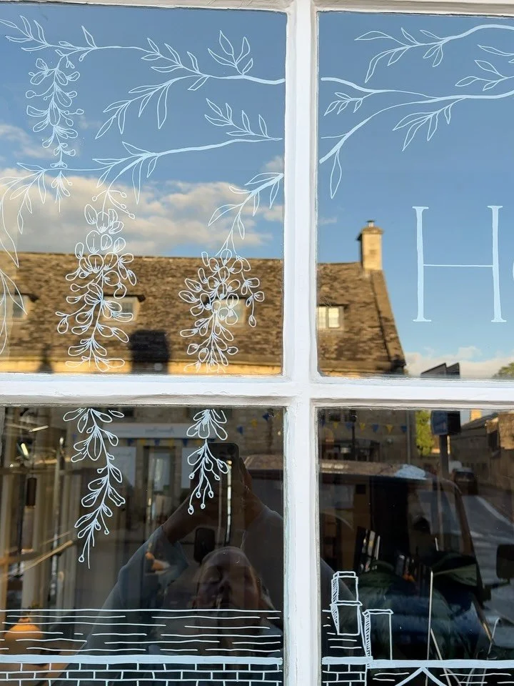 Welcome to Burford! @interiorsbykindly ✨

It was a pleasure to collaborate with you, bringing your visions to life to create this window artwork for your new space. I&rsquo;m excited to see the renovations unfold over the next few months! 

Thanks fo