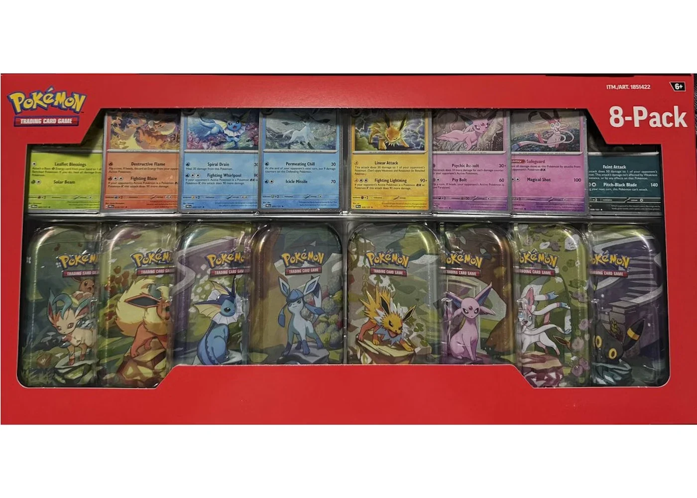 Prismatic Evolutions Costco 8-Pack Mini Tins