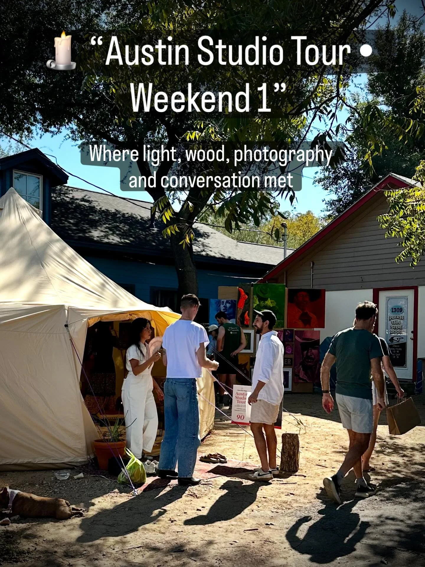 ✨ Sometimes, light finds its perfect place.

This weekend I was part of the Austin Studio Tour, showing my Arte LUMIS light sculptures inside a beautiful canvas yurt &mdash; a space that seemed to breathe with warmth and sunlight.

A heartfelt thank-