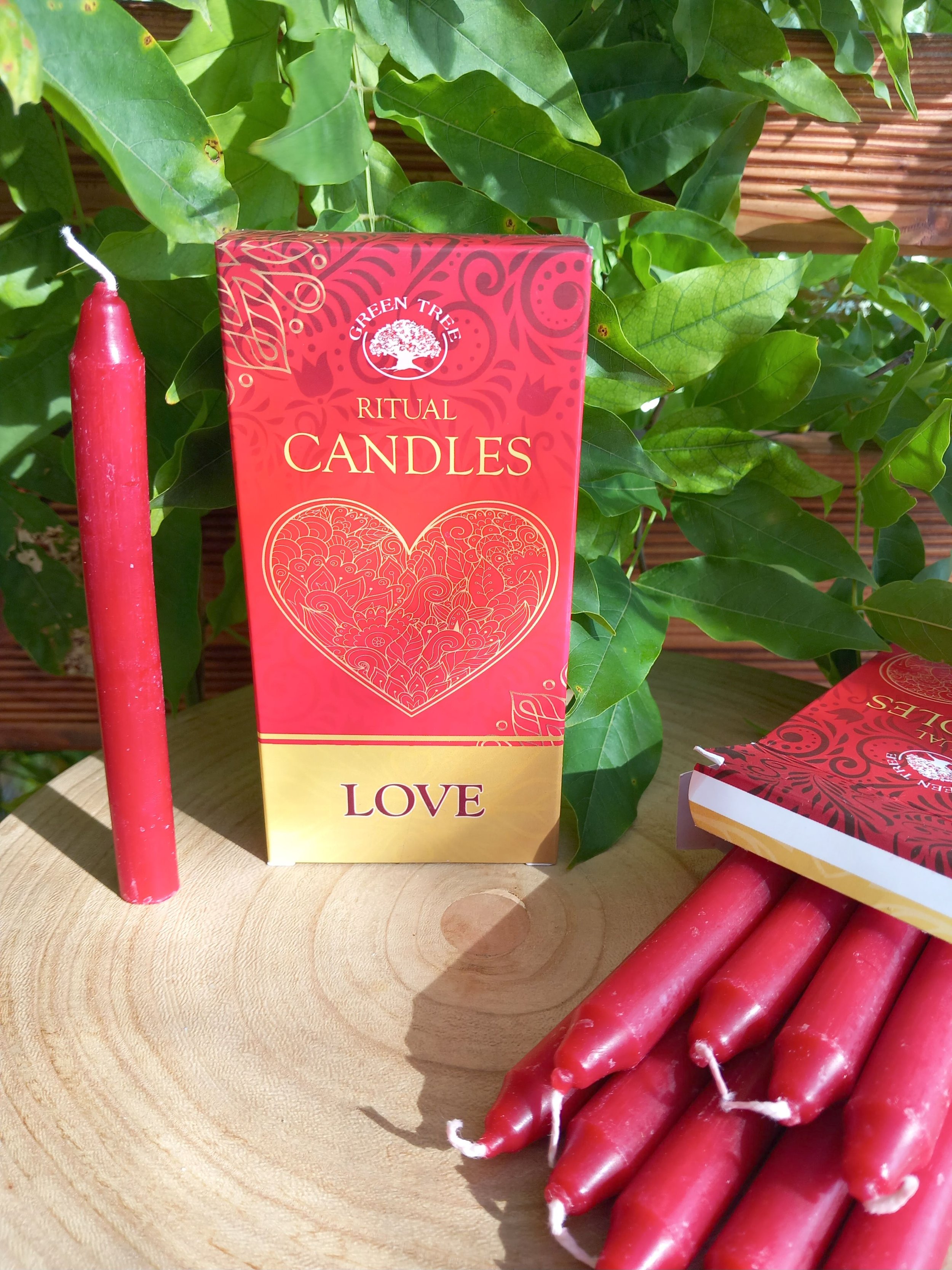 Bougies Amour Love Green Tree Rouge