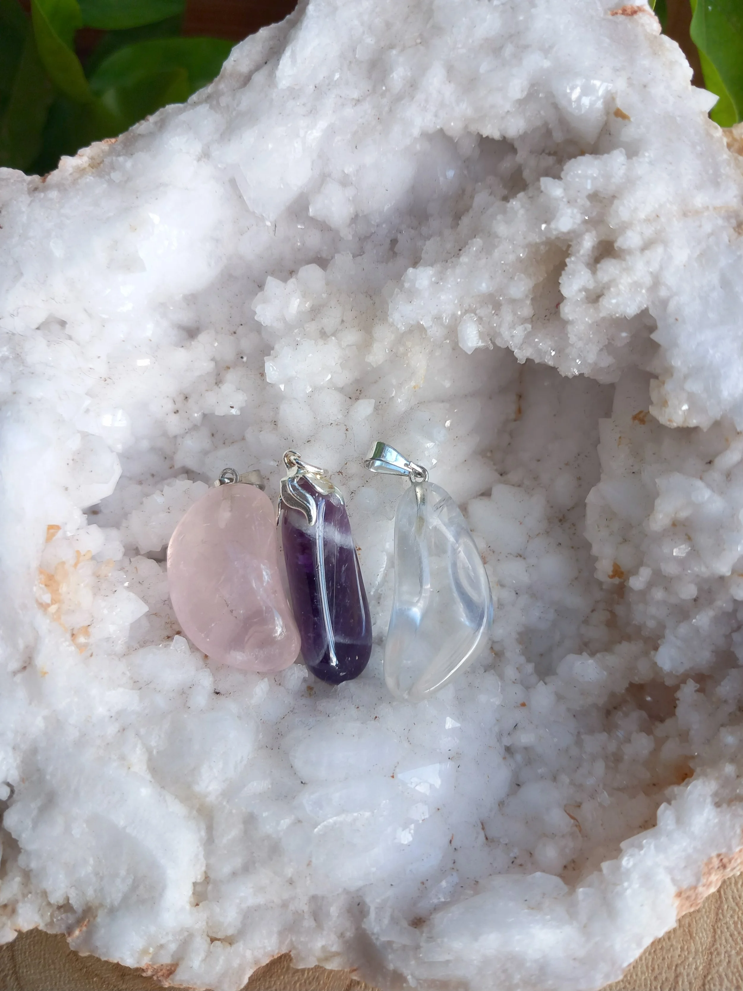 Pendentifs Holy Trinity - Triangle d'Or Demi-Lune