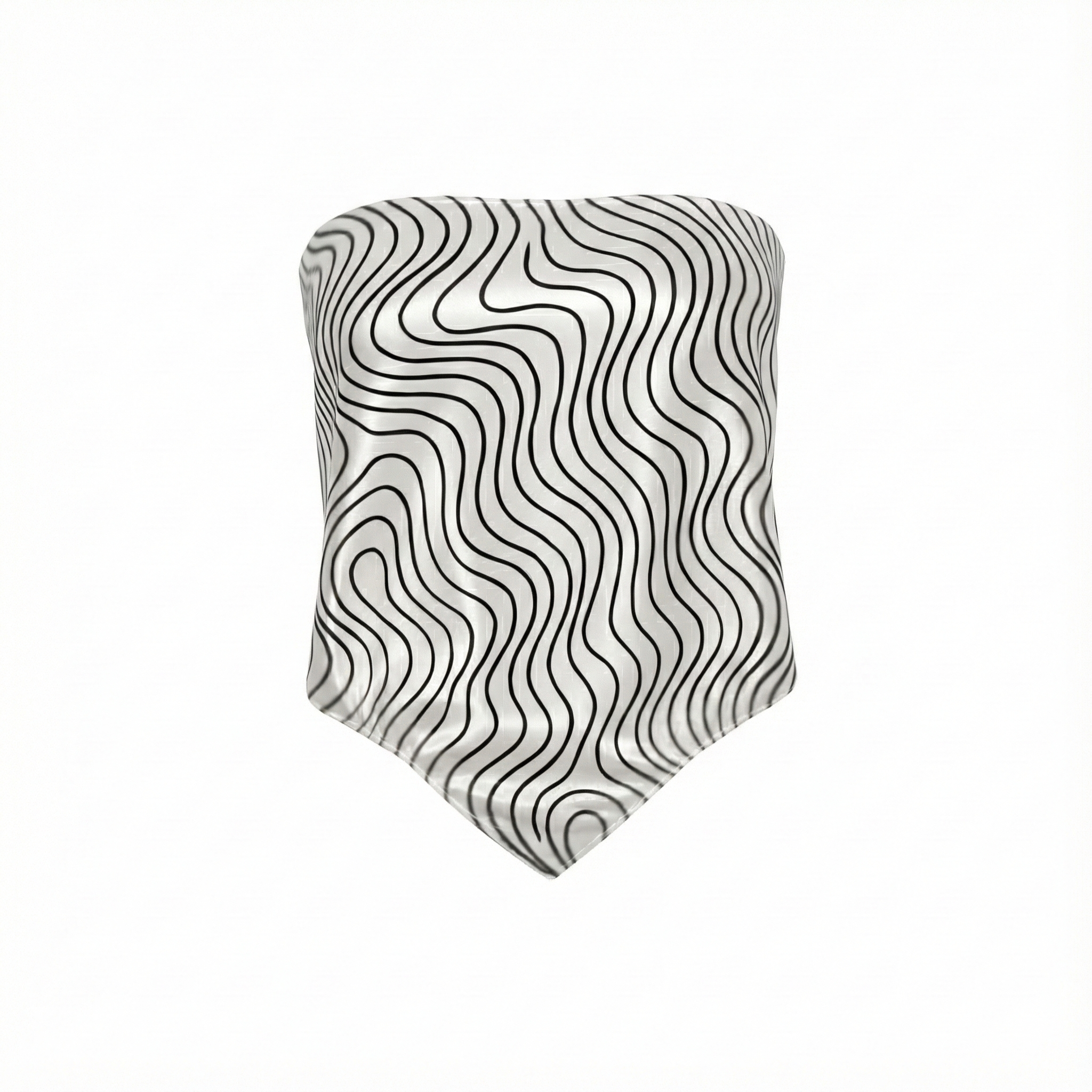 Onde Silk Bandana Top