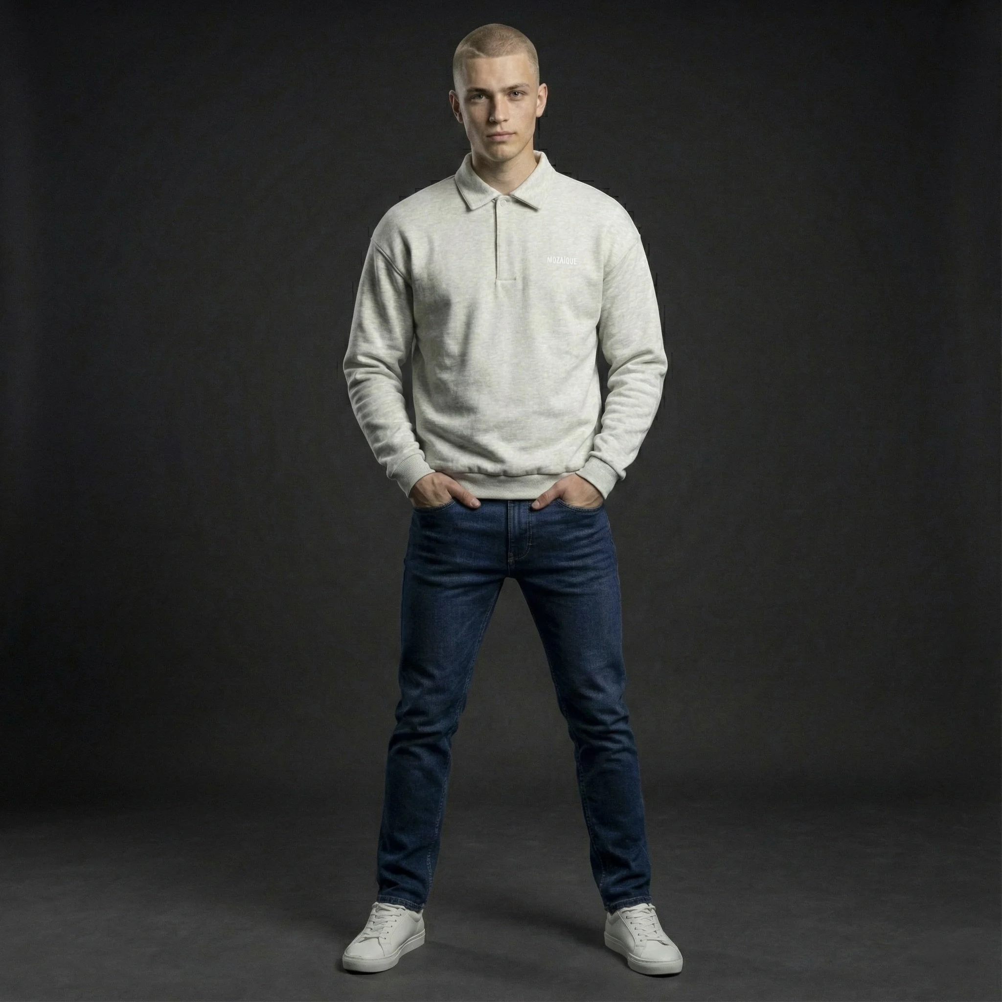 MONOLITH — Heavyweight Fleece Polo Sweatshirt 3.jpeg