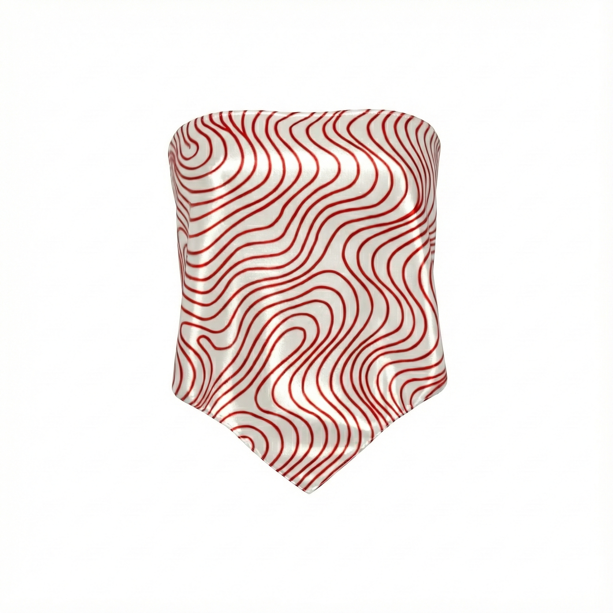 Onde Silk Bandana Top