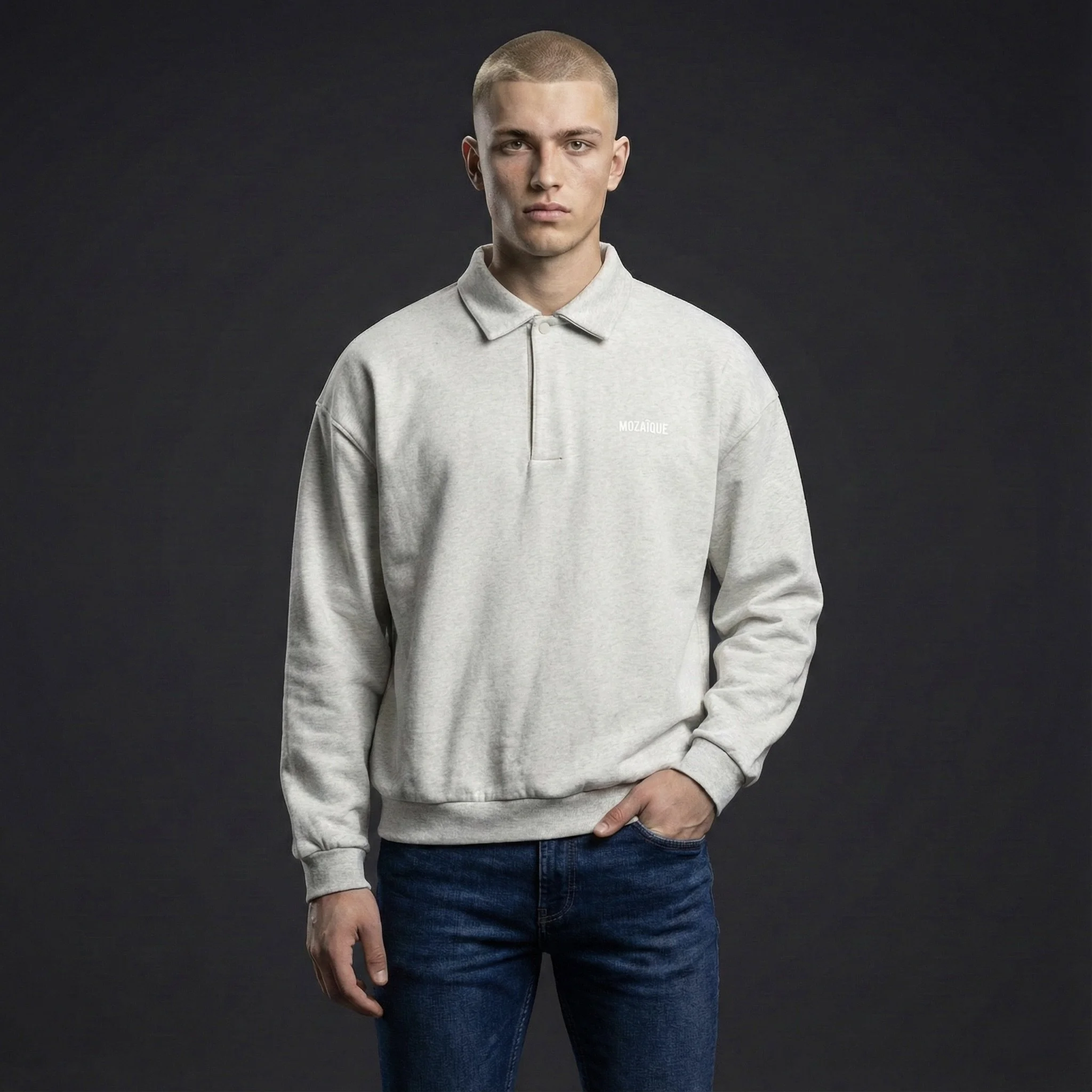 MONOLITH — Heavyweight Fleece Polo Sweatshirt.jpeg