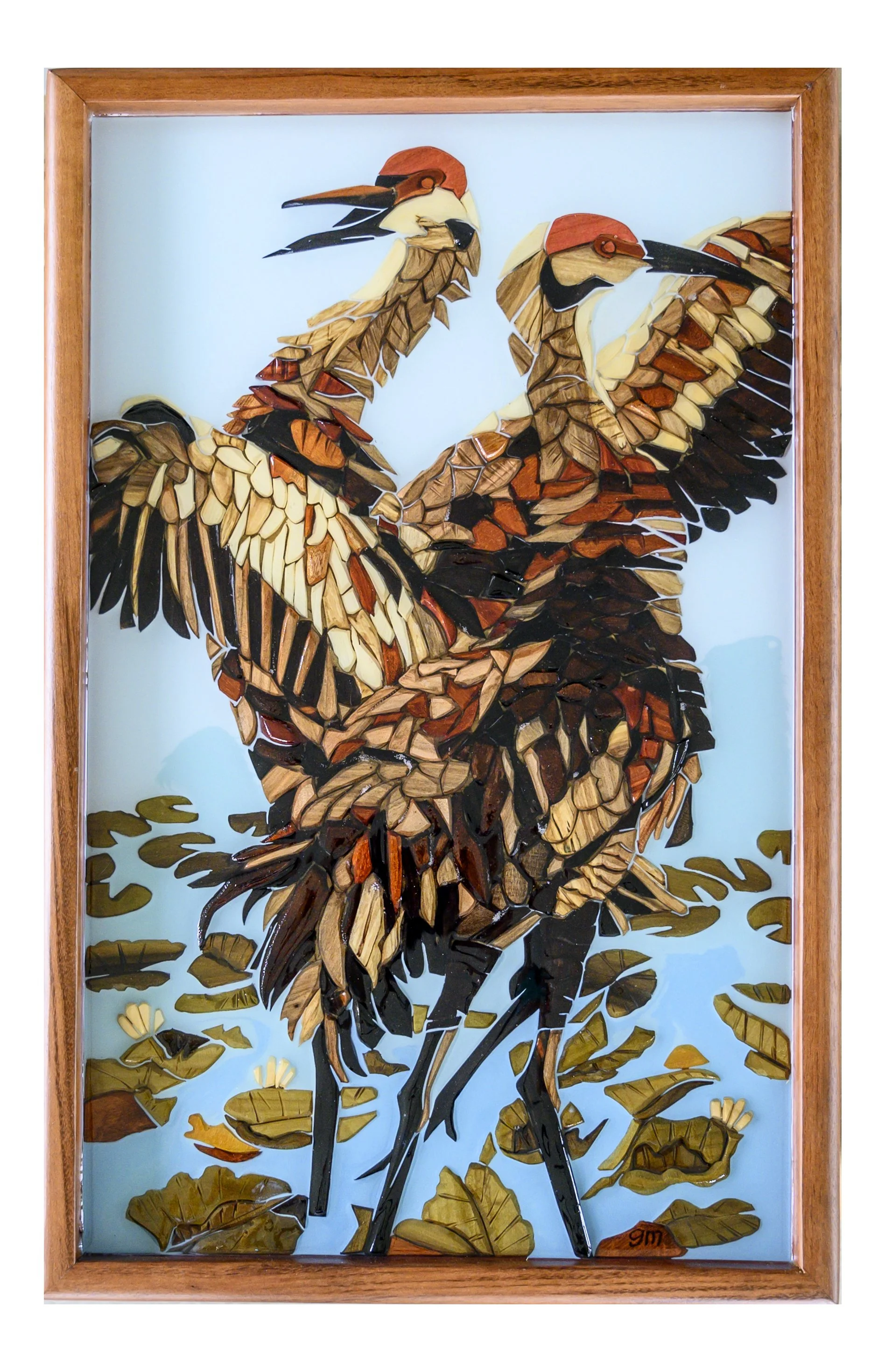 The Crane Dance: 14" x 22"