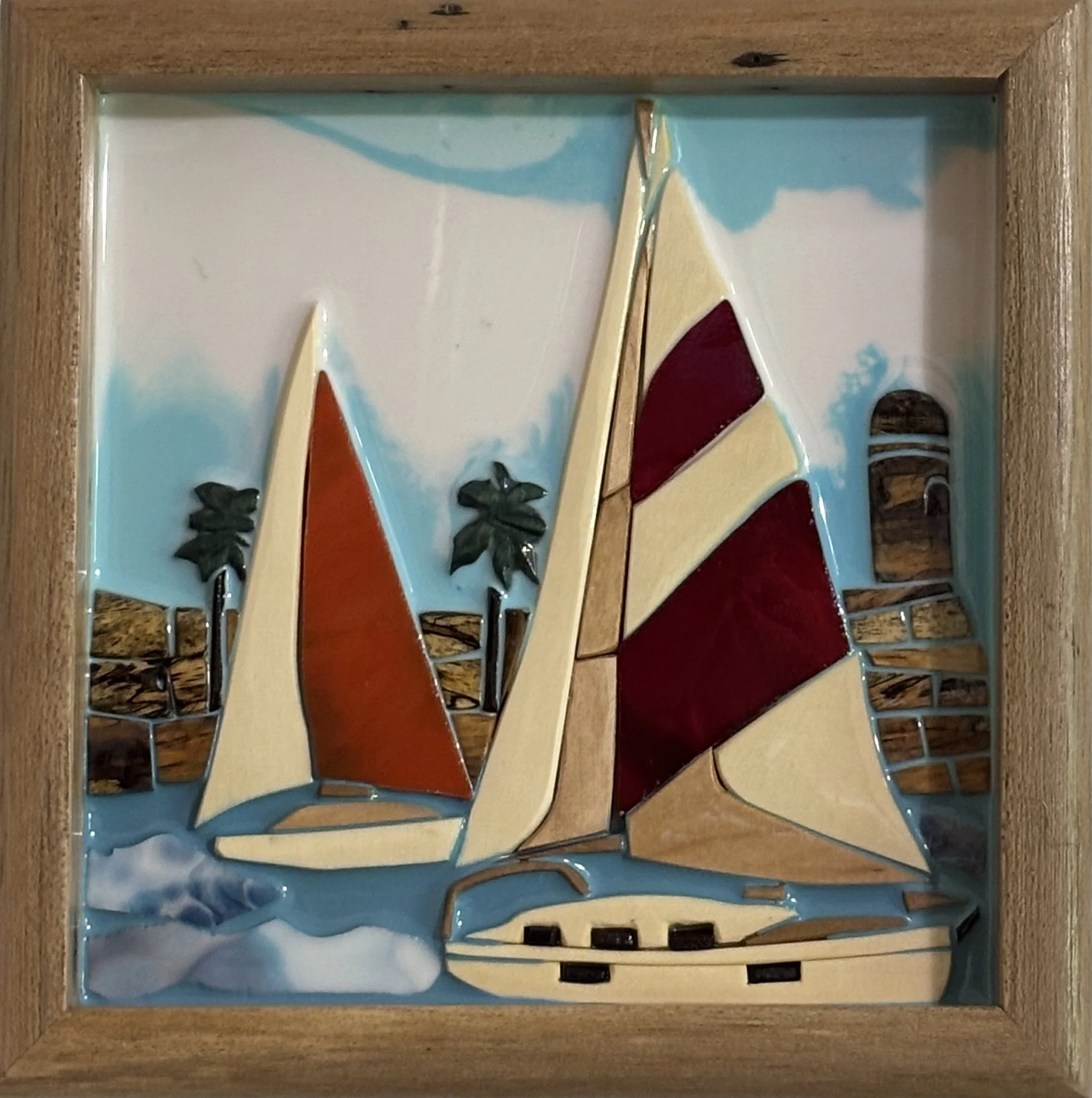 Matanzas Bay: 8" x 8"