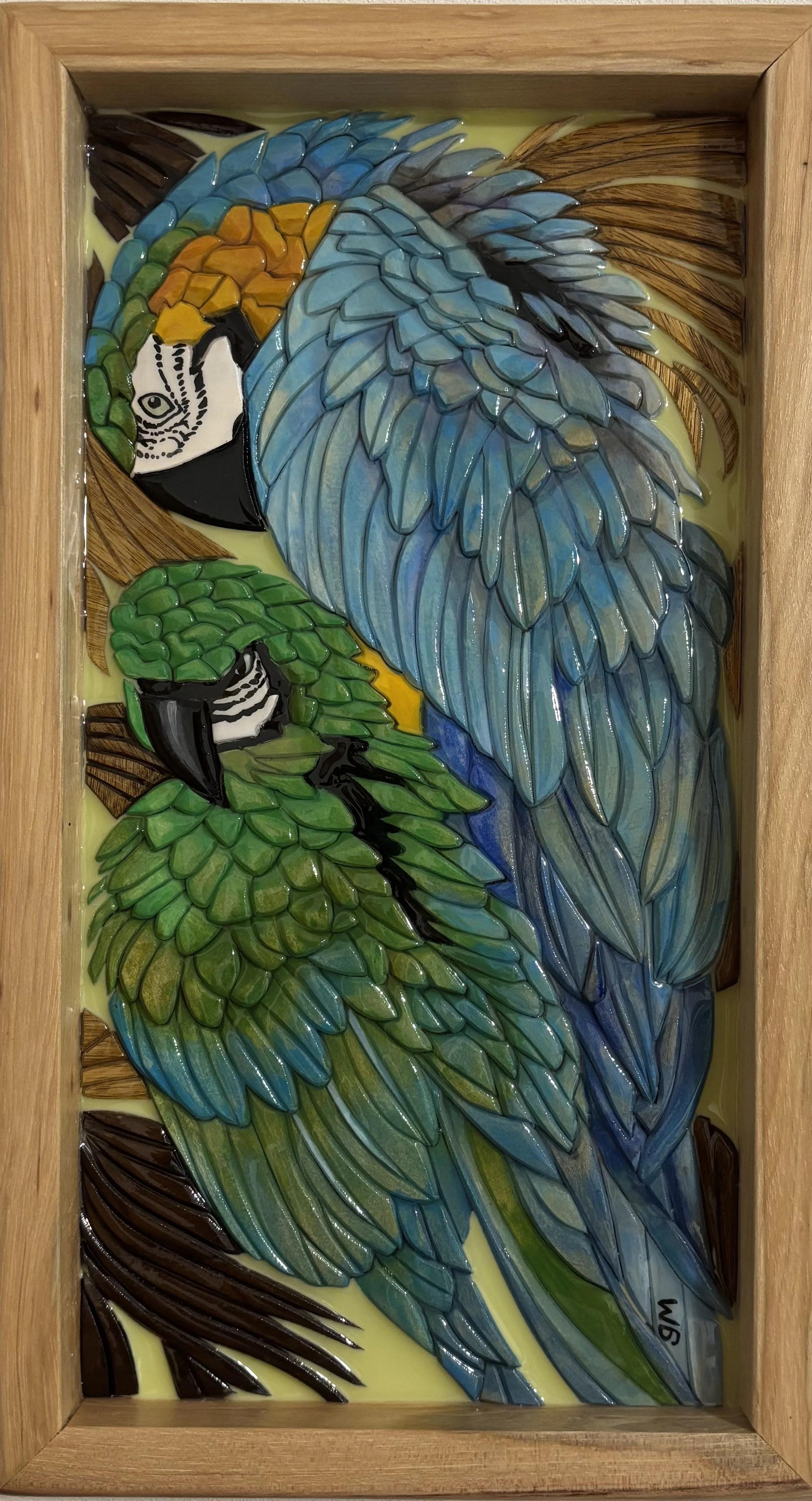 Blue & Green Macaws: 10" x 18"
SOLD