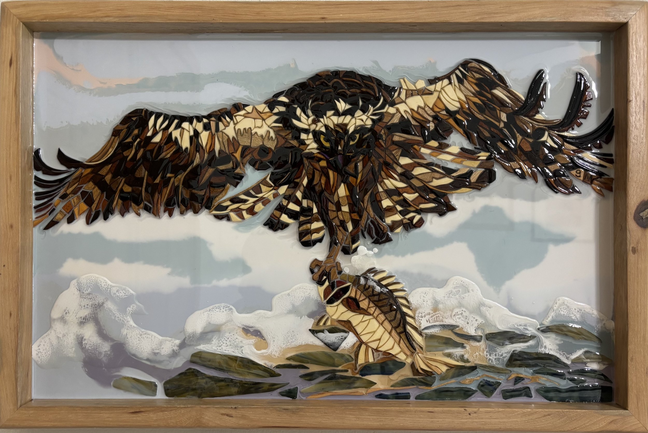 Thrill of the Catch: 24" x 18"