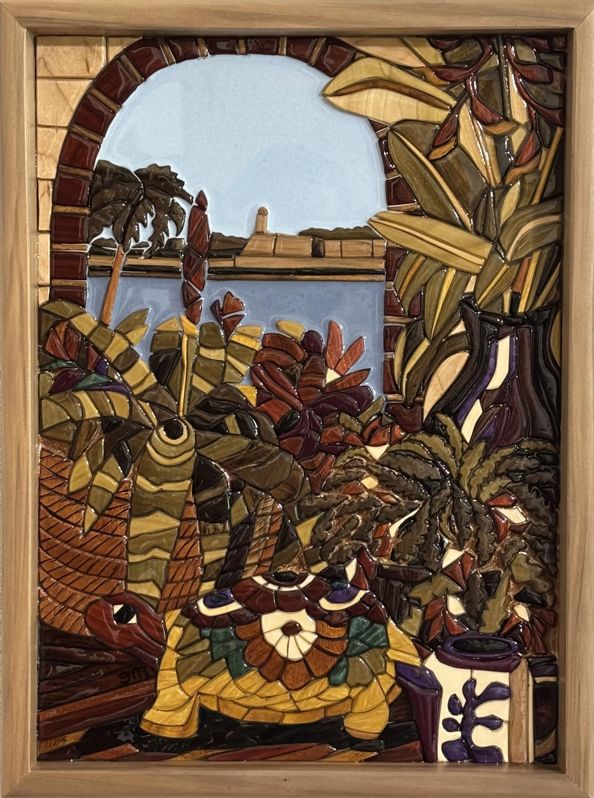 Recuerdos de San Augustin: 12.5" x 17"