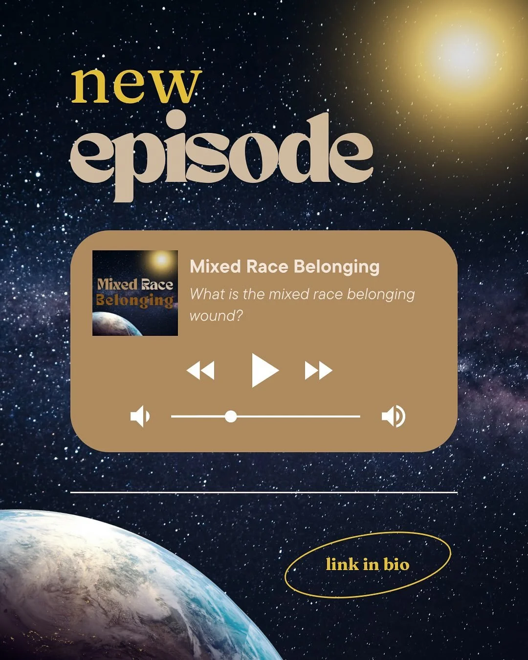 IN CASE U MIXED IT

Dropped not one - but 2 podcast eps on Tuesday. 

Listen in to hear me break down what the mixed belonging would is and how somatics helps to heal this wound. 

I&rsquo;m also sharing a little BTS of how I got here to being Mixed 