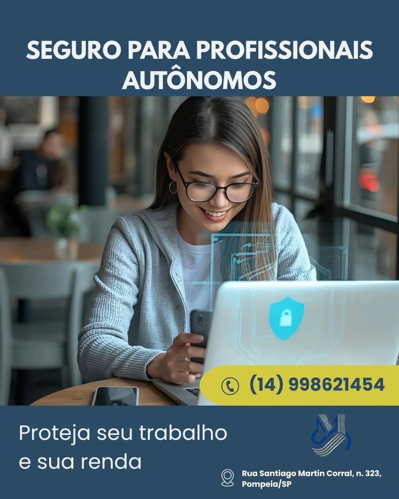 Com o Seguro para Profissionais Aut&ocirc;nomos, sua renda fica protegida em caso de imprevistos. 💼
Na Minoru Corretora de Seguros, cuidamos do que &eacute; essencial: sua tranquilidade e seu futuro!

📞 (14) 99862-1454
🌐 www.minoruseguros.com.br
?