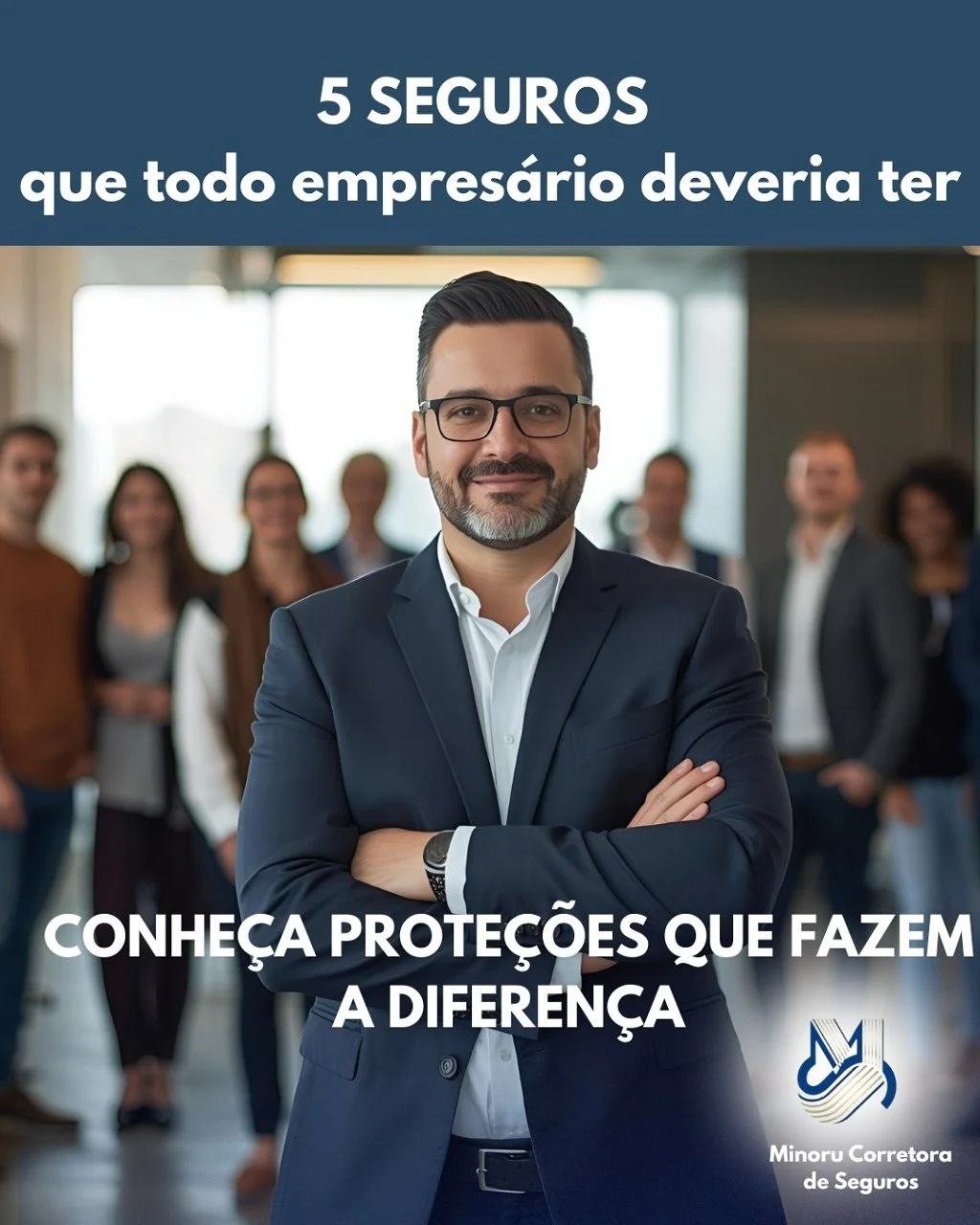 Todo empres&aacute;rio sabe: proteger &eacute; t&atilde;o importante quanto crescer! 💼
Conhe&ccedil;a 5 seguros essenciais que garantem a continuidade e a tranquilidade do seu neg&oacute;cio:

1️⃣ Empresarial
2️⃣ Vida Empresarial
3️⃣ Responsabilidad