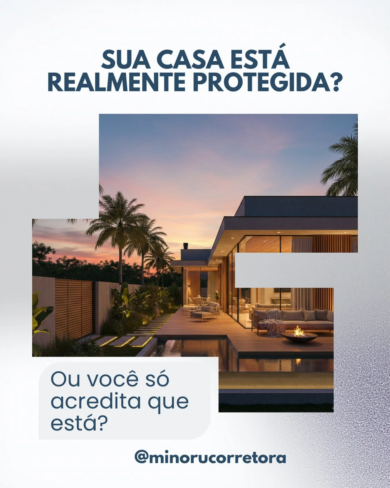 A gente protege o carro.
Protege o celular.

Mas e o lugar onde est&aacute; tudo o que voc&ecirc; construiu? 🏠

O Seguro Residencial cobre:
✔️ Inc&ecirc;ndio
✔️ Danos el&eacute;tricos
✔️ Roubo
✔️ Vendaval
✔️ Responsabilidade civil

E custa menos do 
