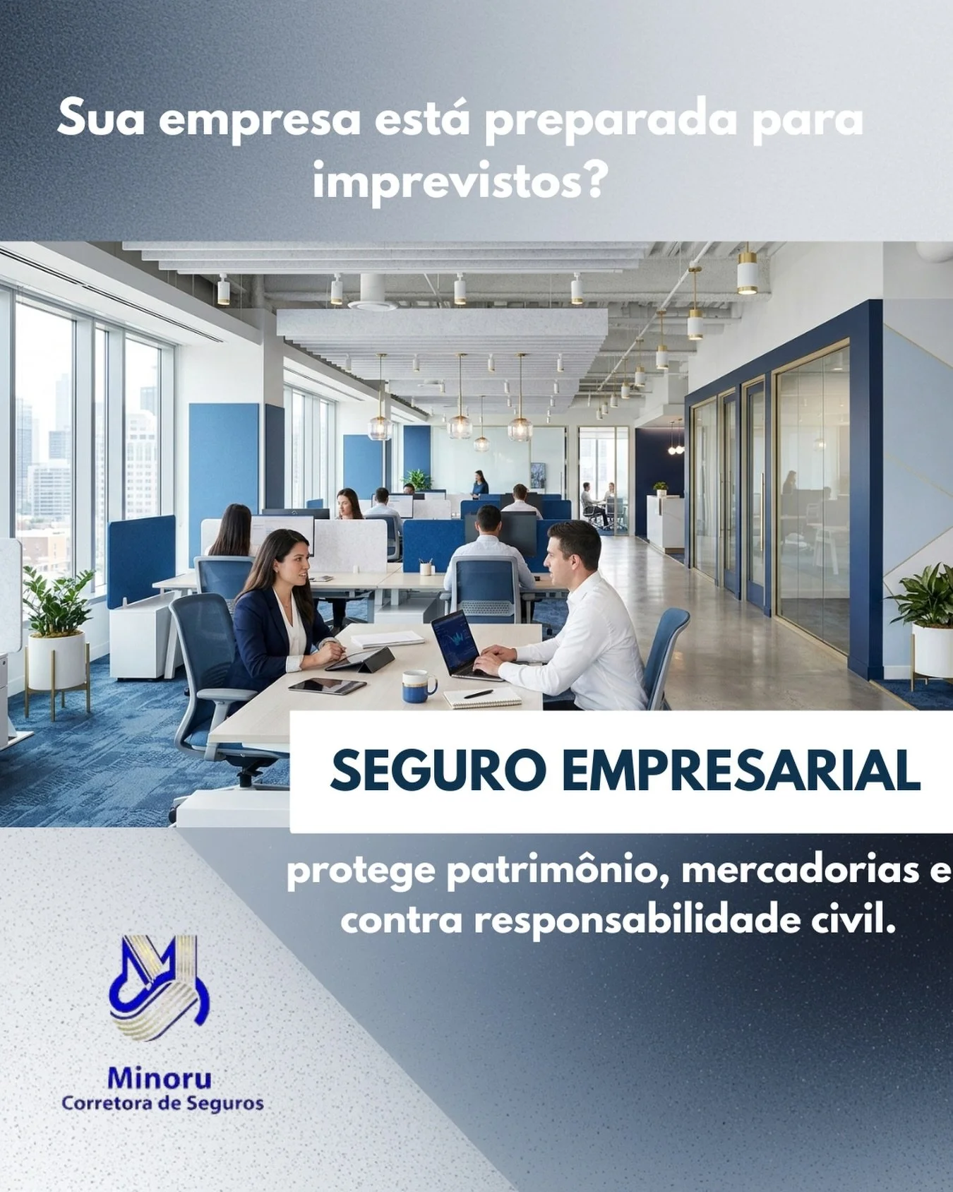 Um &uacute;nico incidente pode gerar preju&iacute;zos grandes.

O Seguro Empresarial protege patrim&ocirc;nio, mercadorias e at&eacute; contra responsabilidade civil.

Vamos analisar a prote&ccedil;&atilde;o ideal para o seu neg&oacute;cio?

#SeguroE