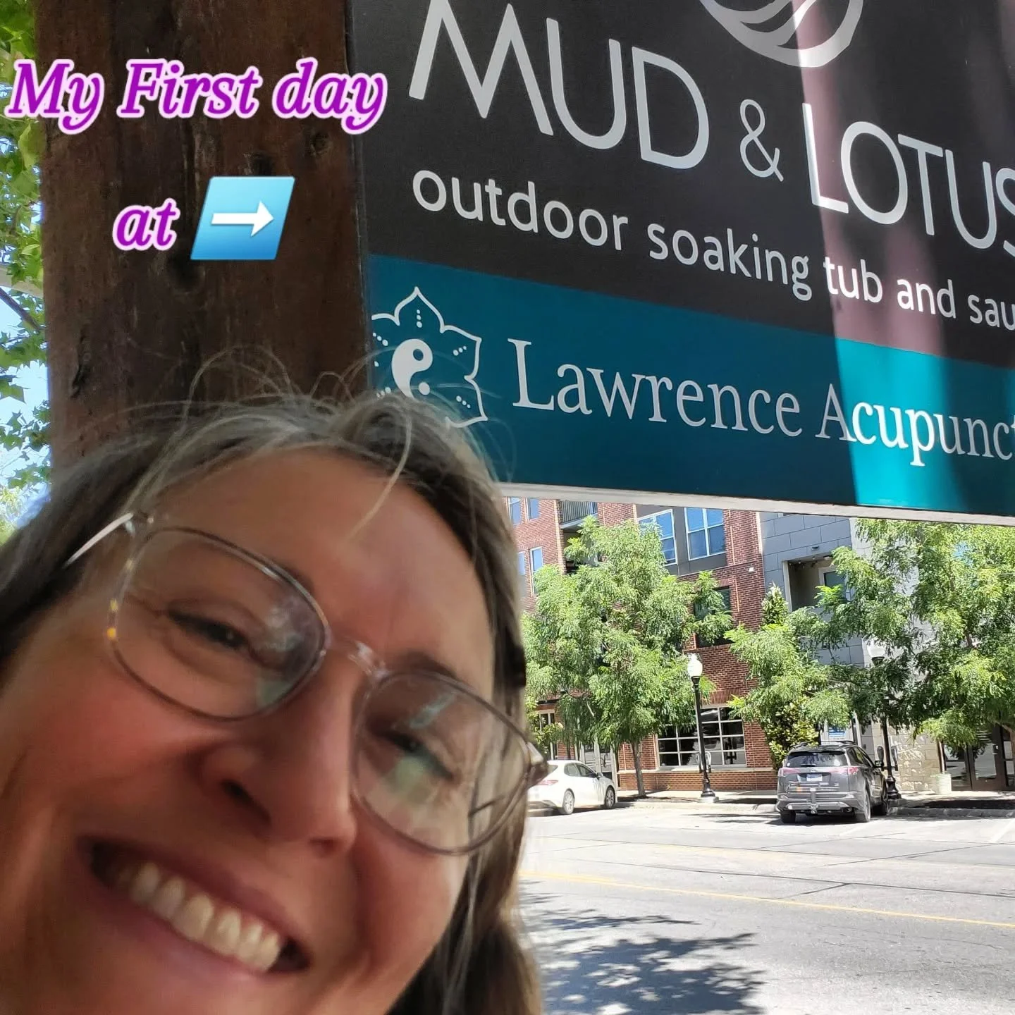 Today is my first day at Mud &amp; Lotus Spa in downtown Lawrence! Come see me! 💜