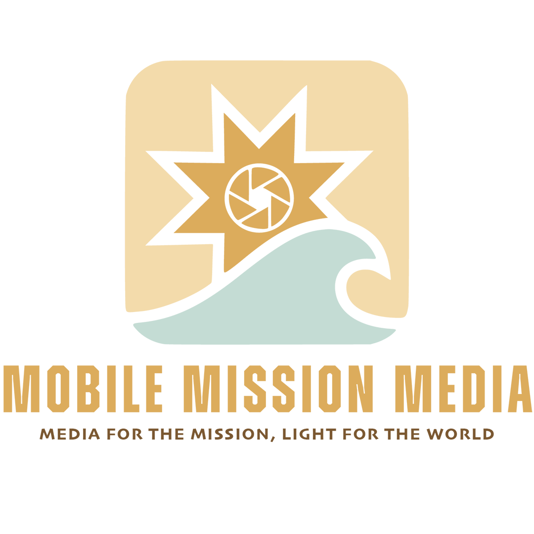 A logo for Mobile Mission Media, a media company in port orange FL