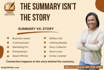 The summary isn’t the story
