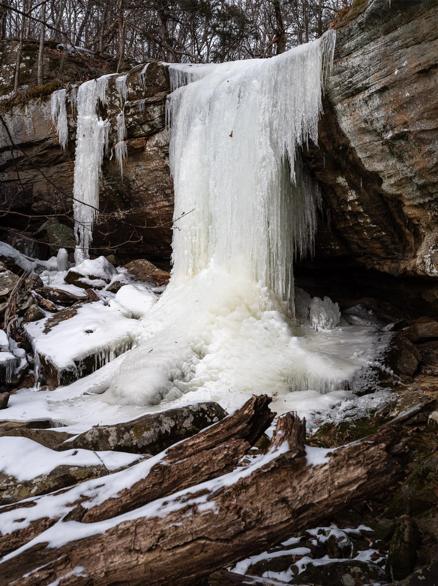 Frozen Meditation Falls