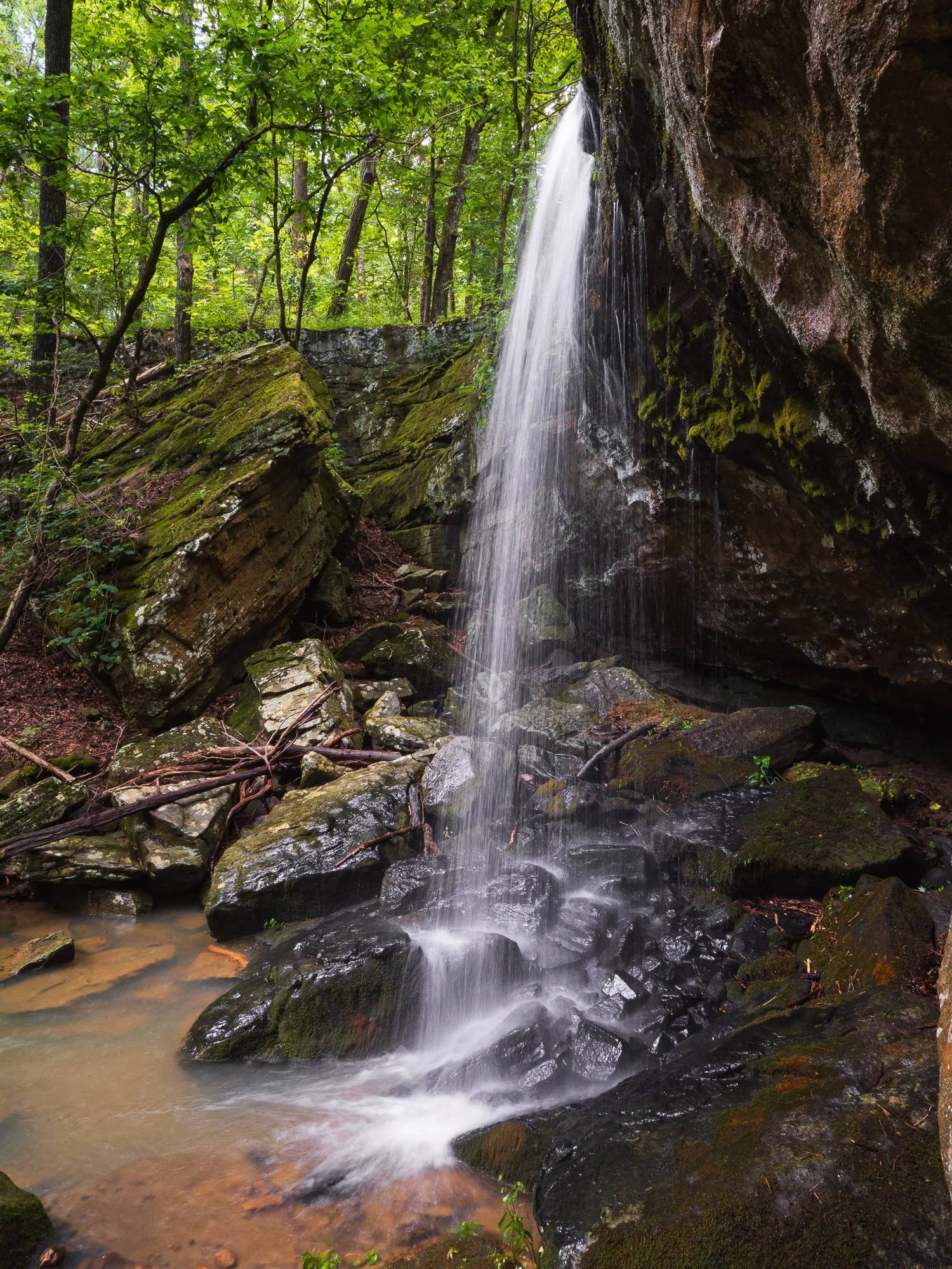 Meditation Falls Side View
