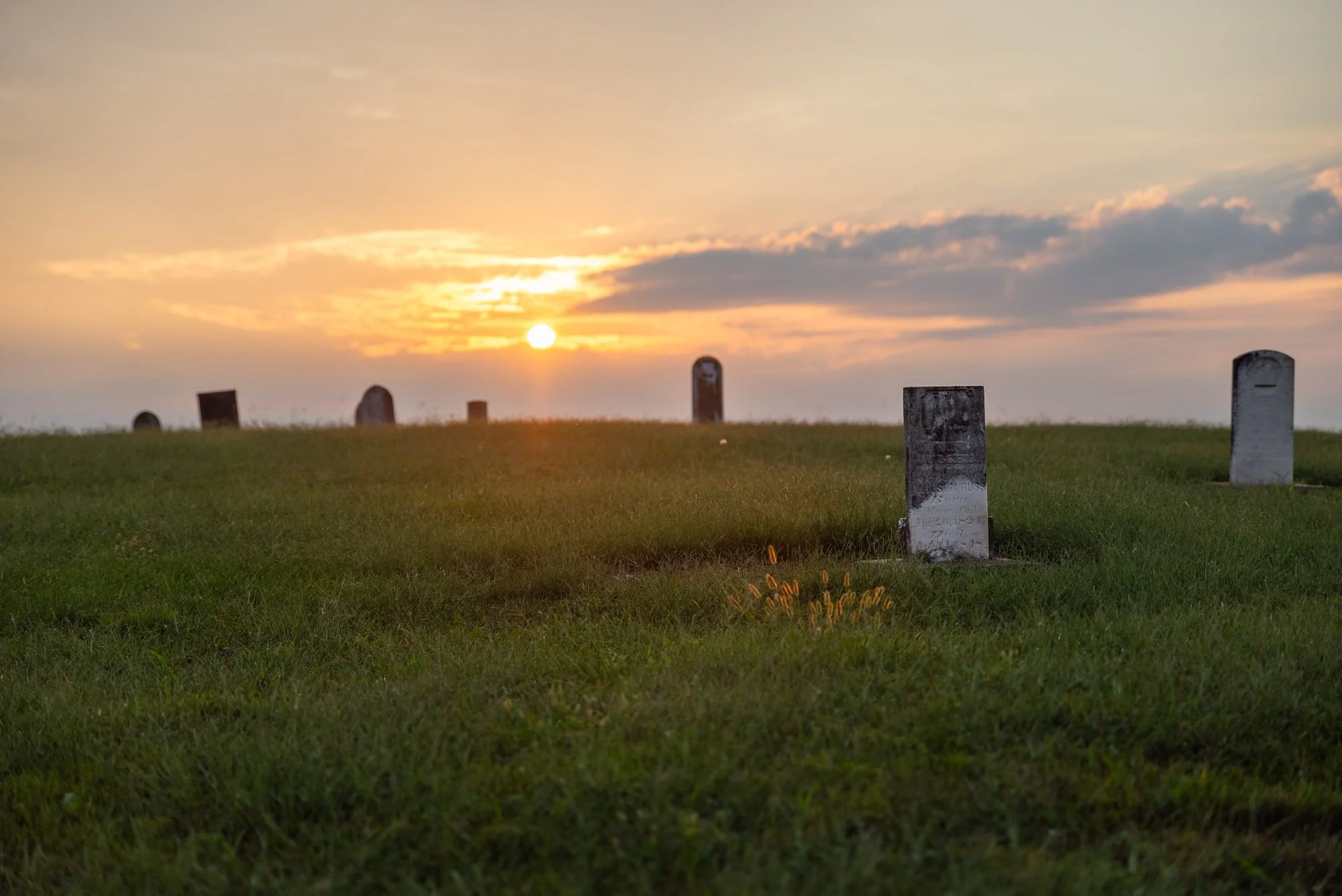 Cemetery Sunset