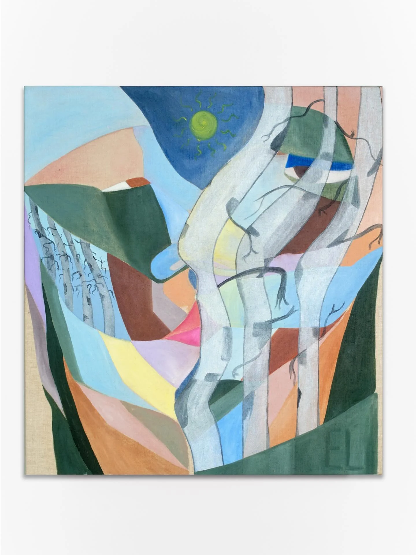 Mirrors in the Earth/You and Me (CUSTOM LINEN)
Oil on Linen
28x36

This piece is a reminder that our relationships are the mirrors through which we witness our own growth. Inspired by the wisdom of herbalist Asia Suler, she writes, &ldquo;the world i