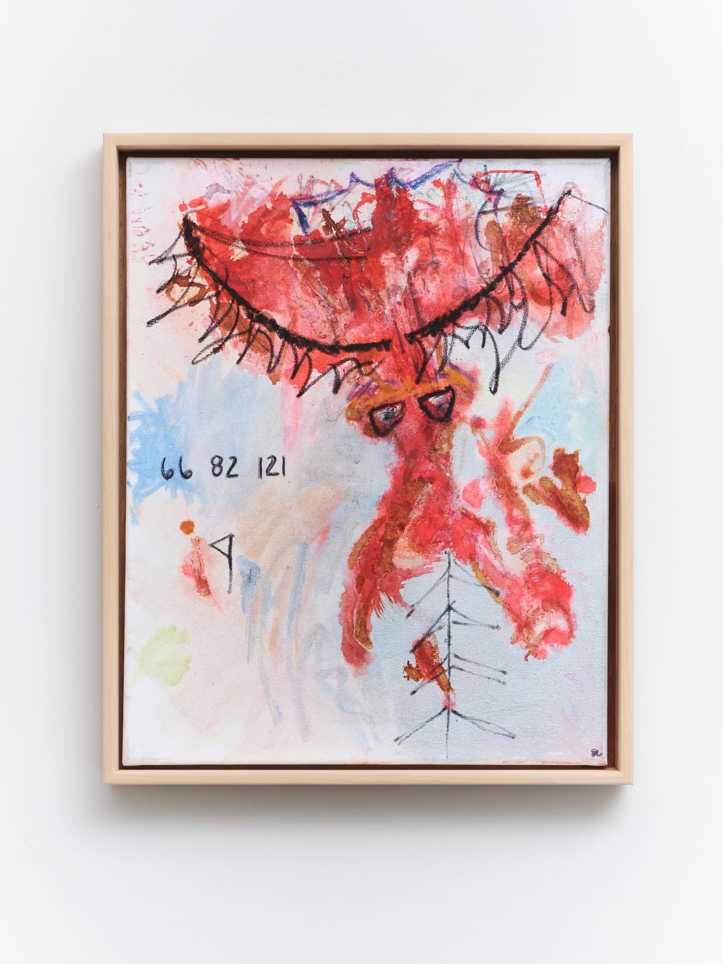 Quantum Healing Code to Improve Anger (2021)
Oil, ink, pastel, and spray paint on Canvas
16x20

This piece is great for a kitchen and not just because of the abstract lobster that dominates the painting. The human body is our greatest gift and our mo