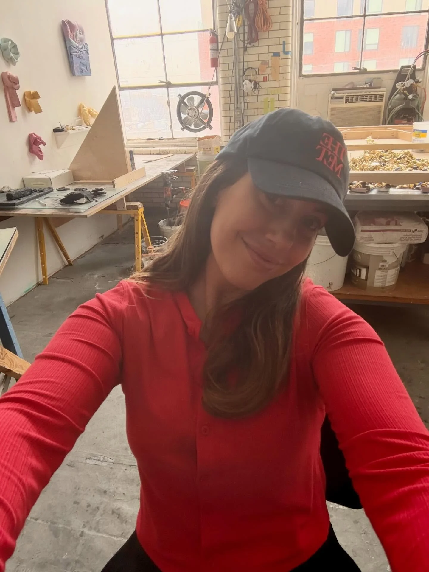 My first day apprenticing with an artist and fabricator duo that I really admire and respect ❤️❤️❤️ I&rsquo;m so grateful to work alongside them and help her prepare for her upcoming show at the Museum of Arts and Design (NYC) in May!!! 

Feeling so 