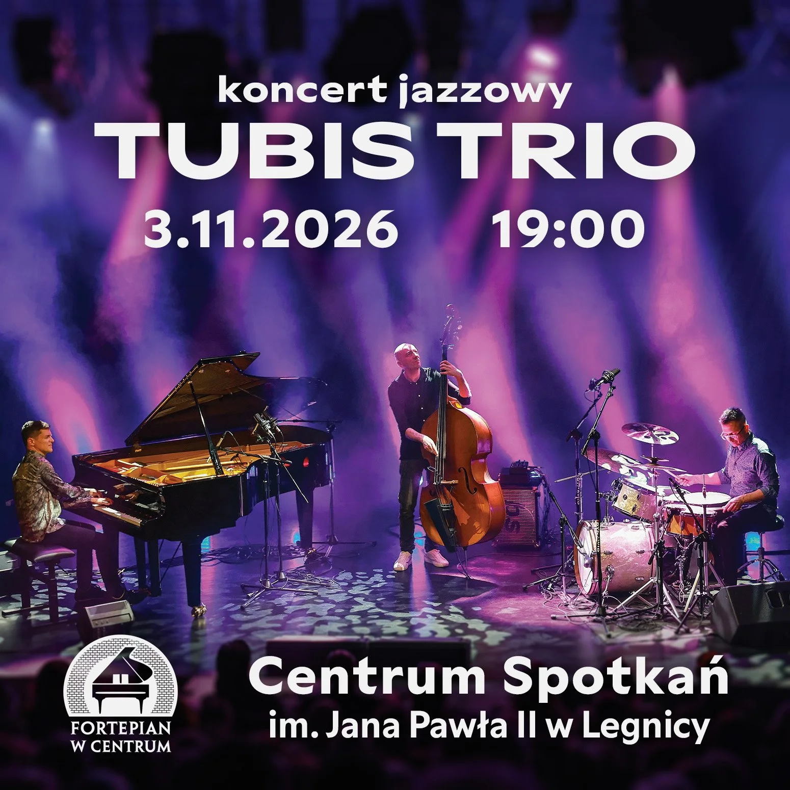 Fortepian w Centrum: Tubis Trio - koncert jazzowy