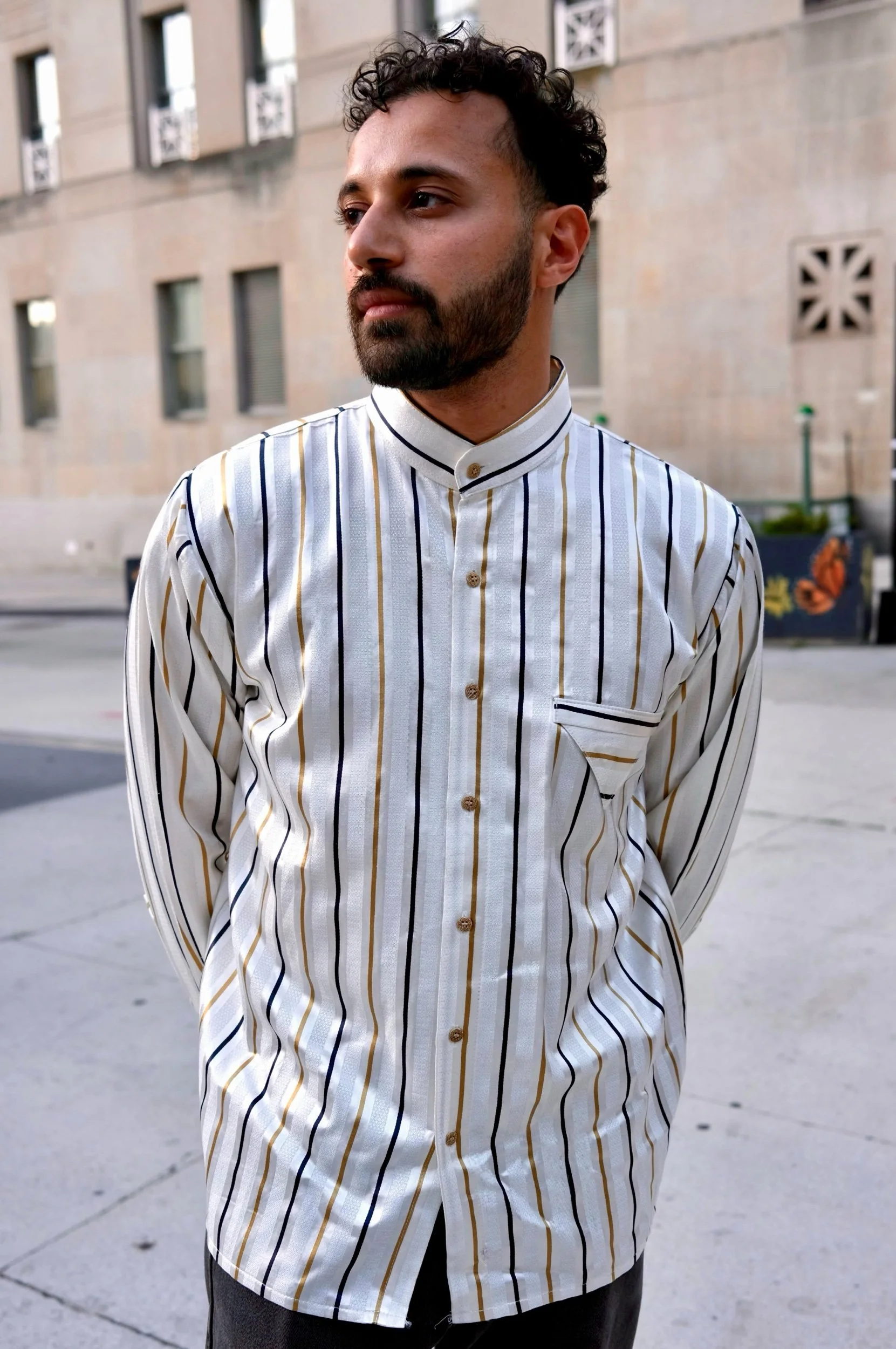 Ablaq Striped Shirt