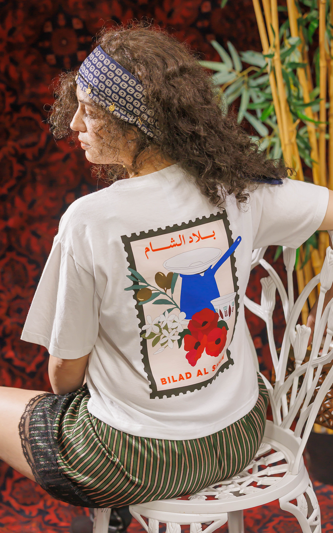 Al Sham Faux Crop Tee