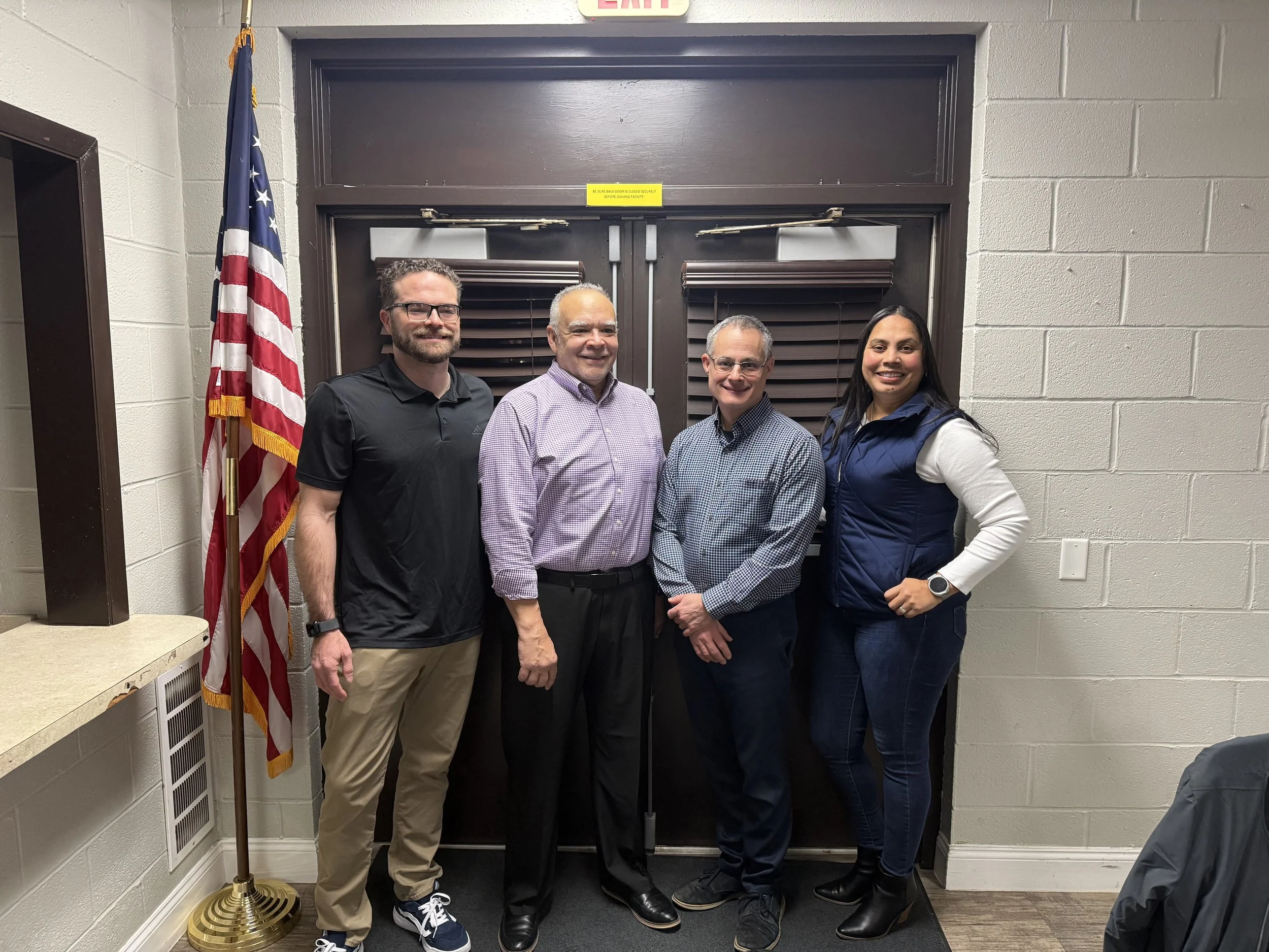 Garrett, Hunter, Tirado, and Valdez take oath of office in East Petersburg