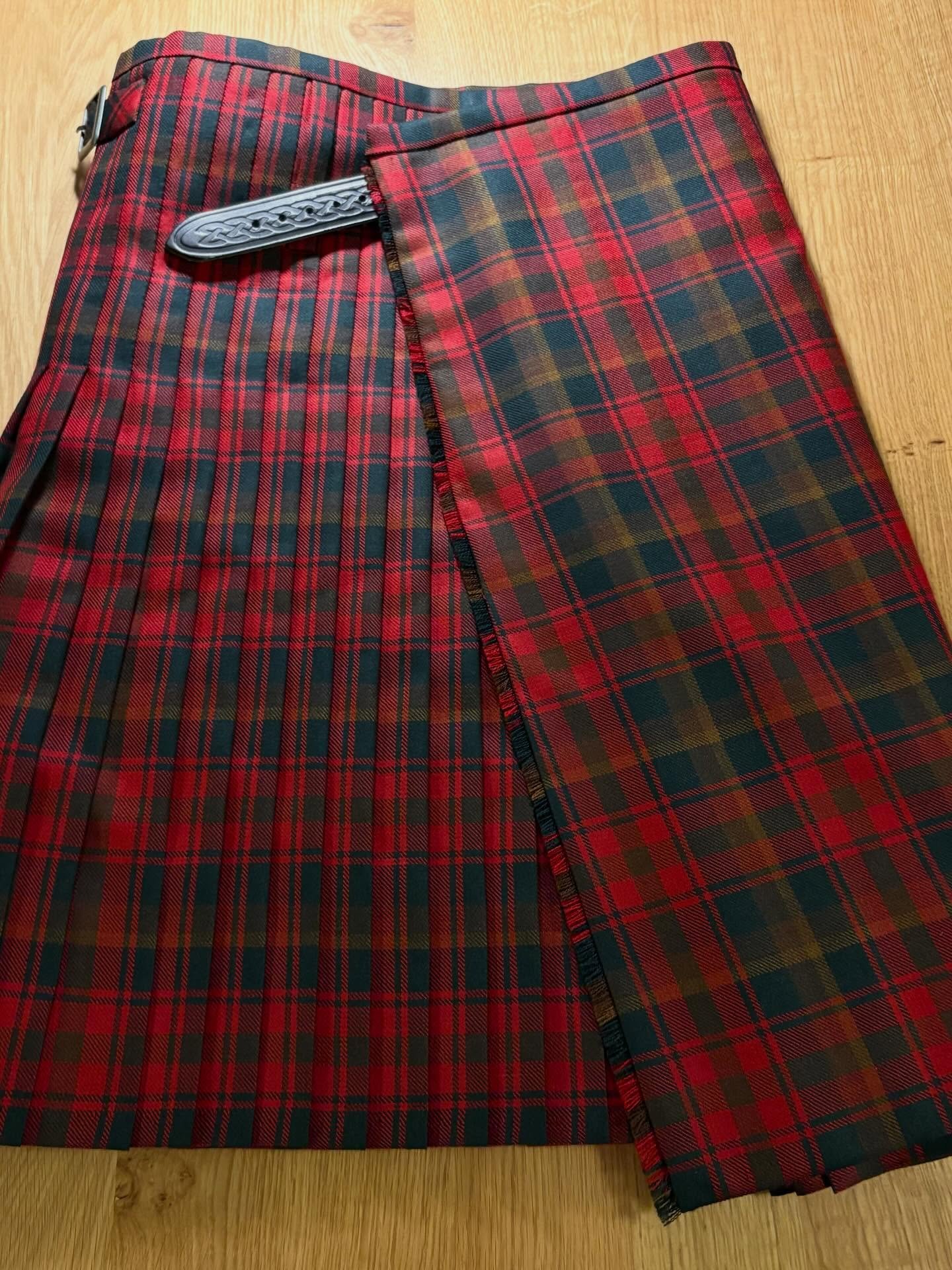 Latest kilt in the Maple Leaf tartan 🇨🇦🍁