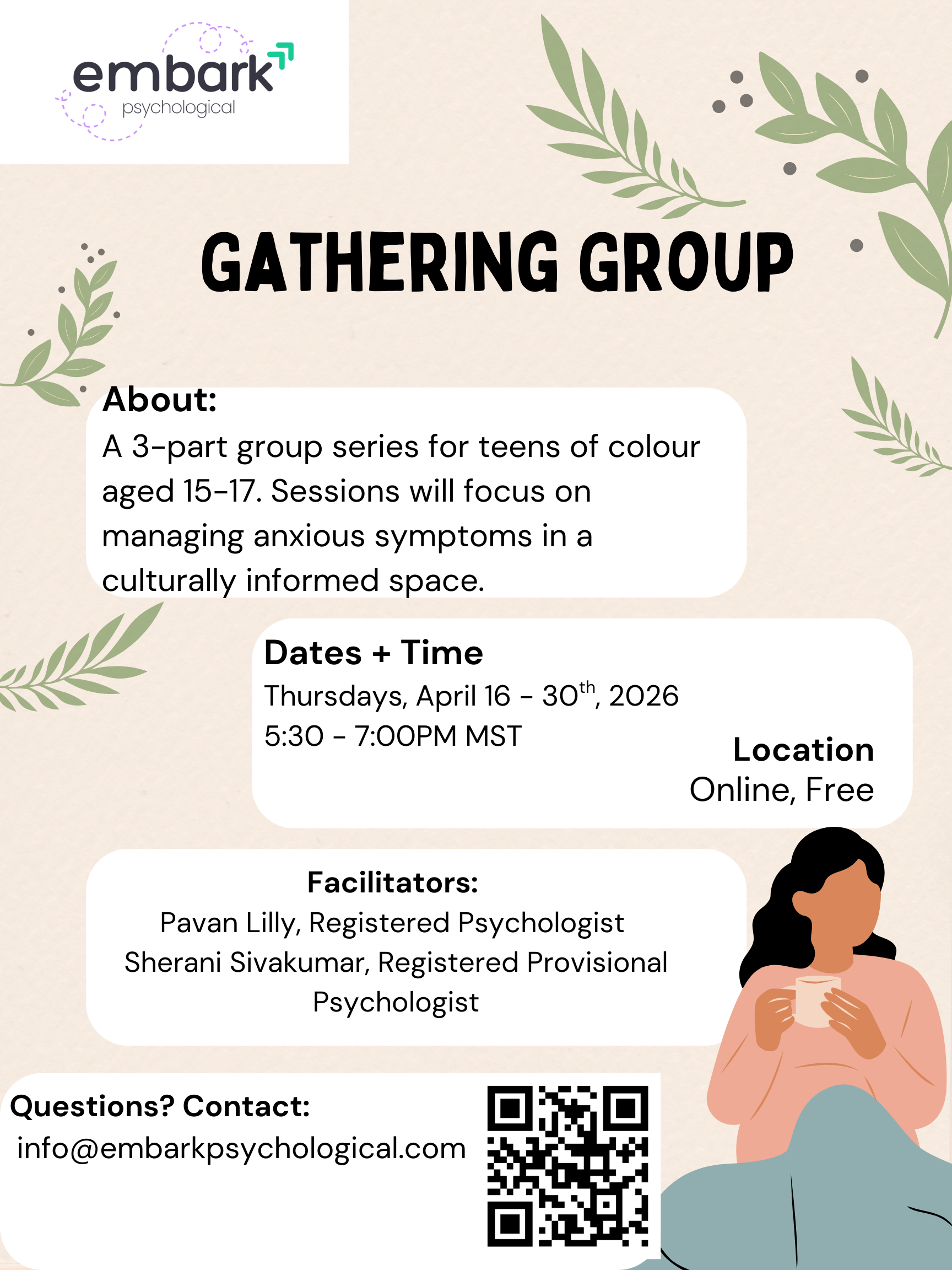 group, counselling, therapy, teens, youth, free, online, virtual, info, psychologist