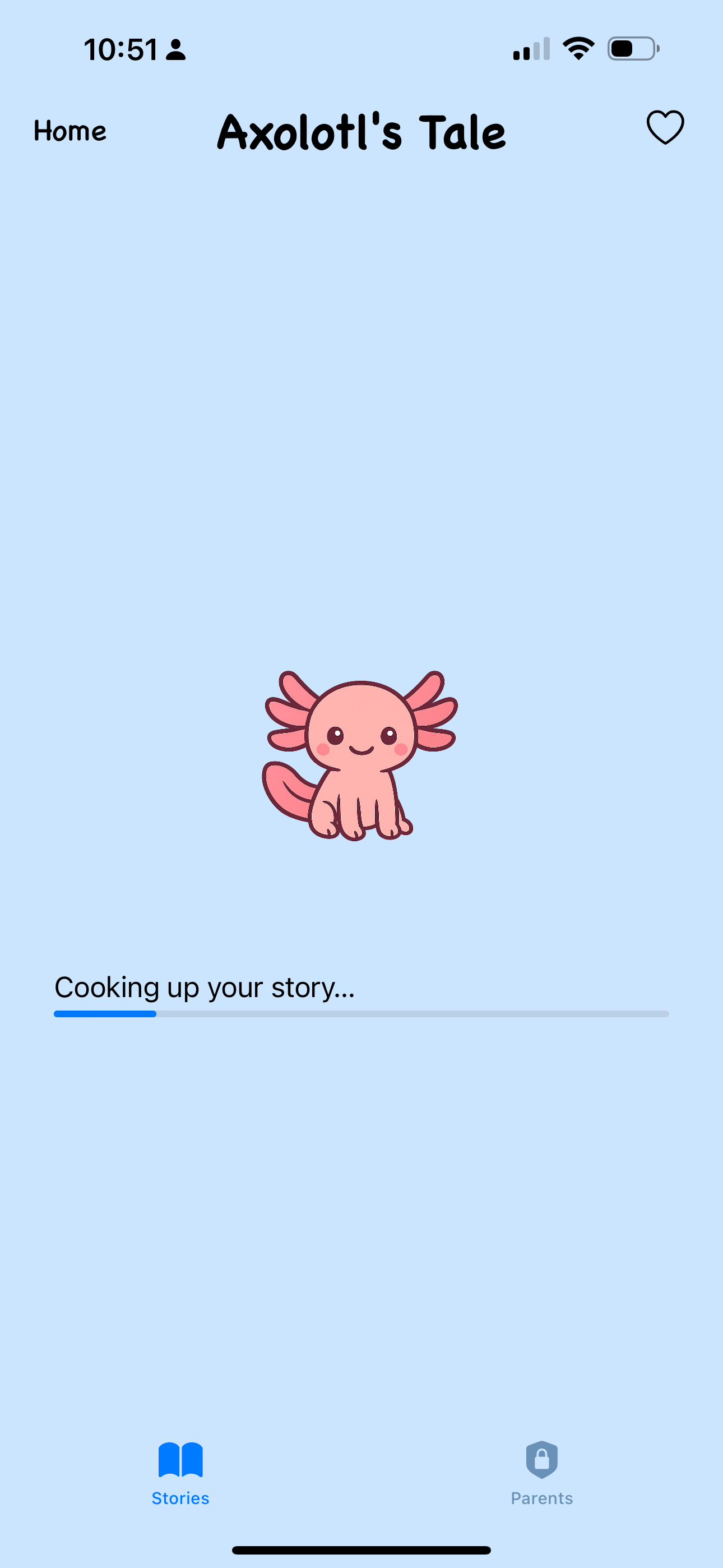 Let the power of AI generate a new story each time.