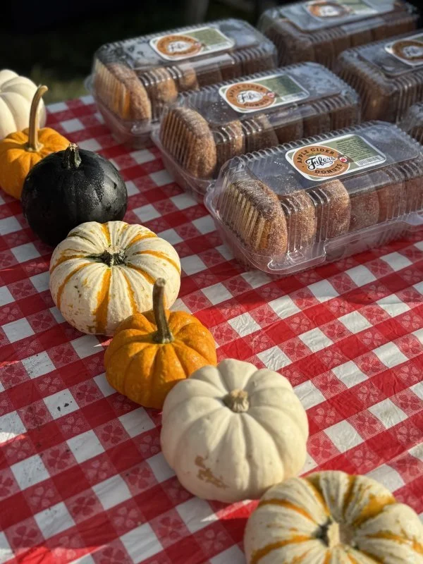 BS 09132025 fifers mini pumpkins apple cider donuts.jpg