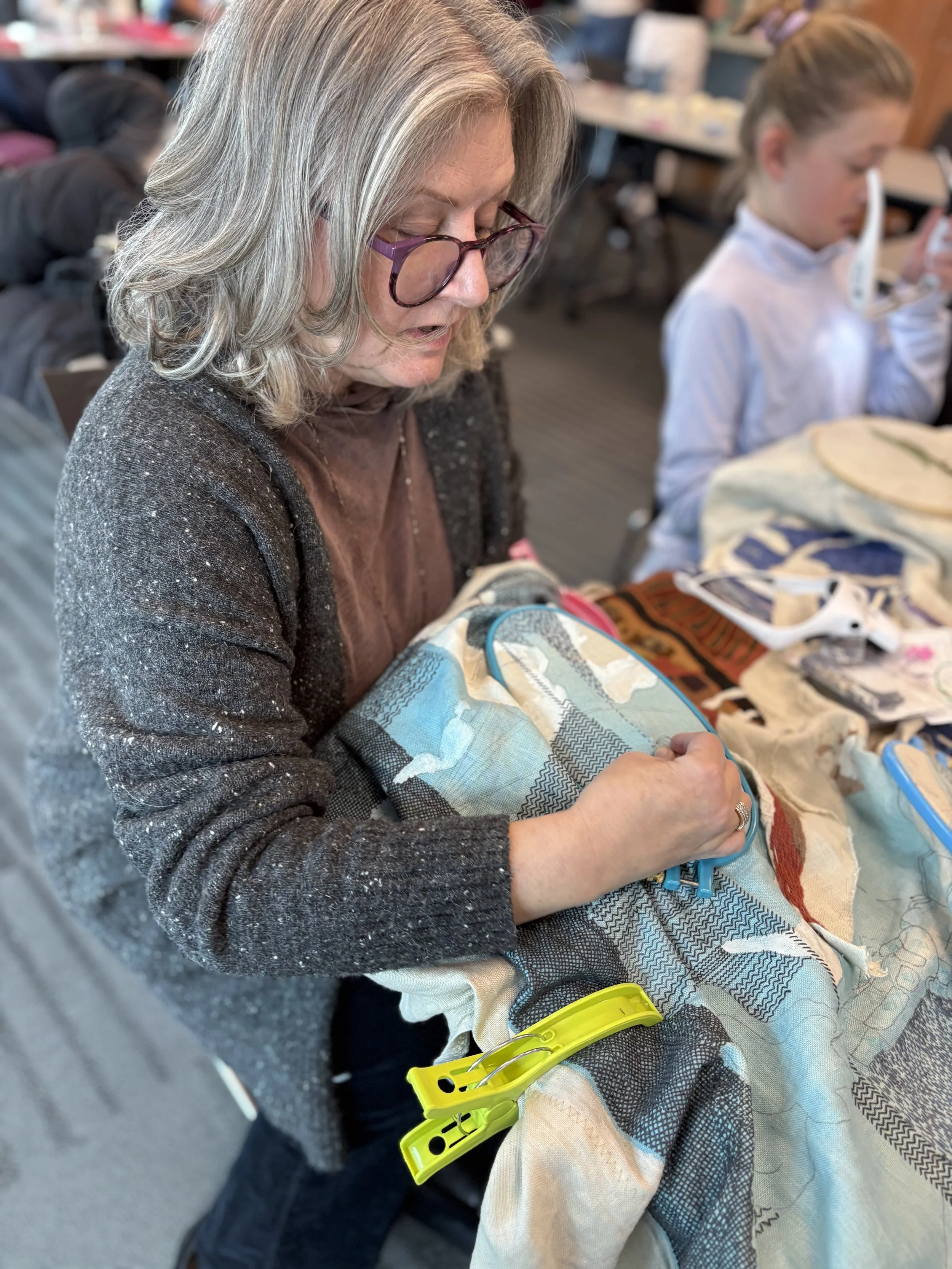 America’s Tapestry Stitching Event at the Maull House