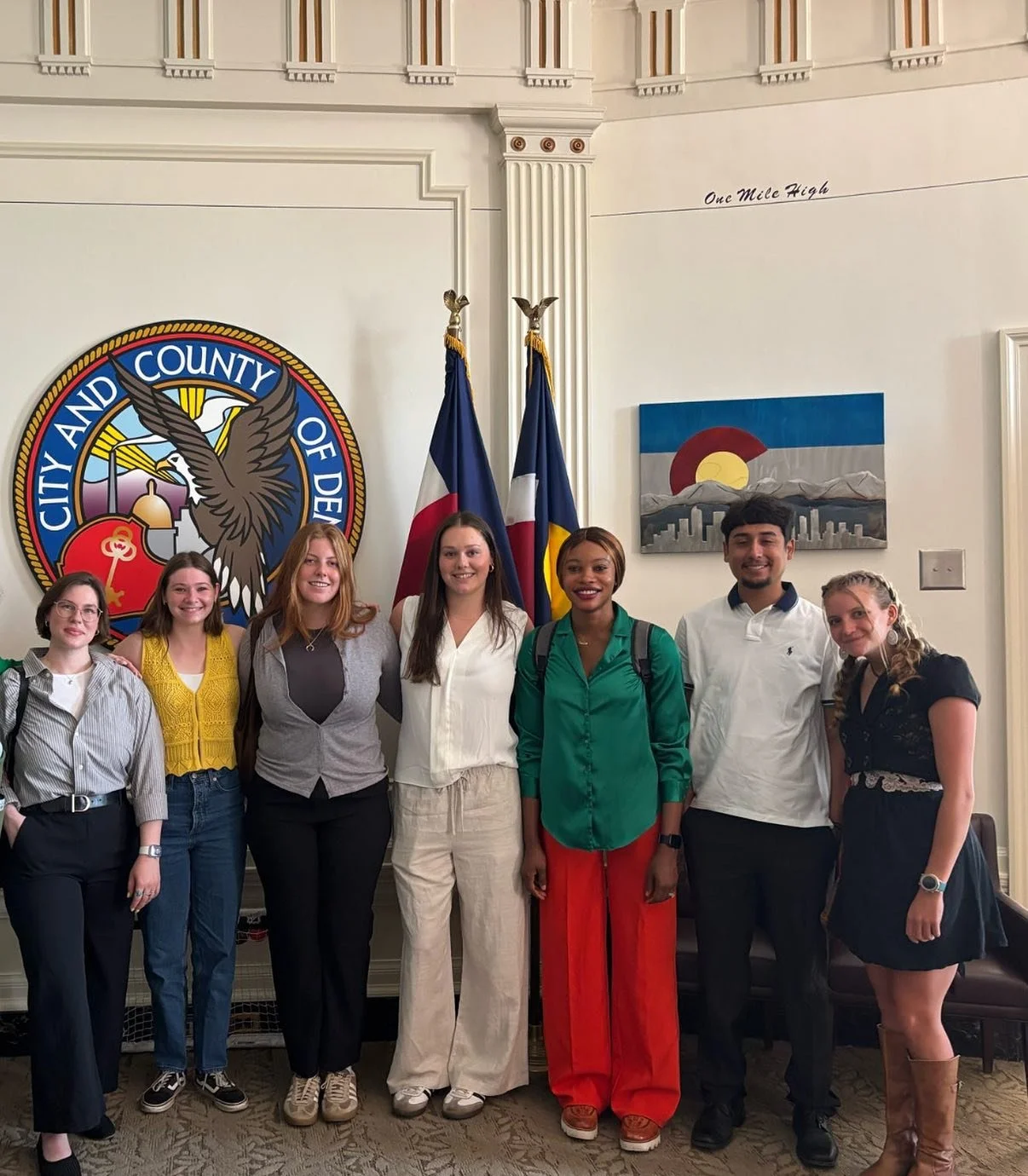 Big Summer for the Colorado Youth Engagement Collaborative!  Seven paid interns rolled up their sleeves to work on affordable housing this summer with Housing Colorado &amp; BuildStrong Foundation!  Empower Youth &amp; they will lead! #CYEC
#HousingC