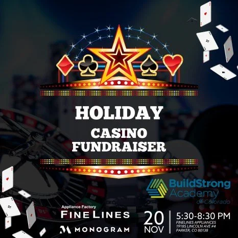Casino Night Fundraiser! 
We&rsquo;re honored to be named the Nonprofit of the Year by the National Kitchen &amp; Bath Association.

In honor of this, the @thenkba is hosting a Casino Night at @finelinesappliances in Parker, Colorado on November 20th