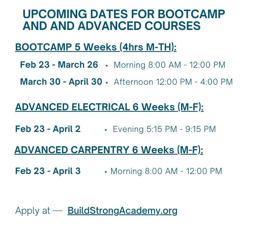 Here are some of our upcoming course! Reach out to us to learn more information. The link to our website is in our bio.