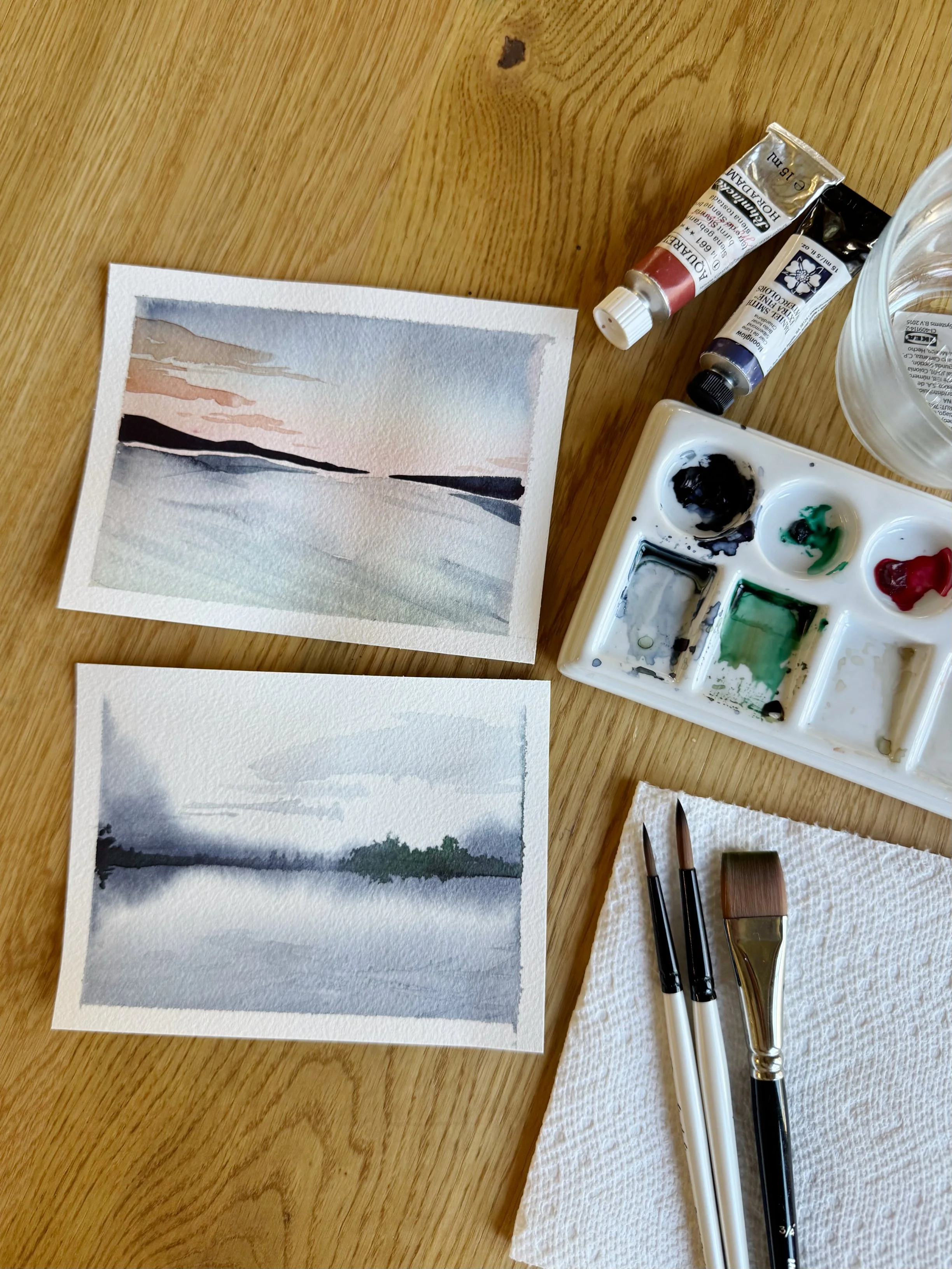 Watercolor Landscapes