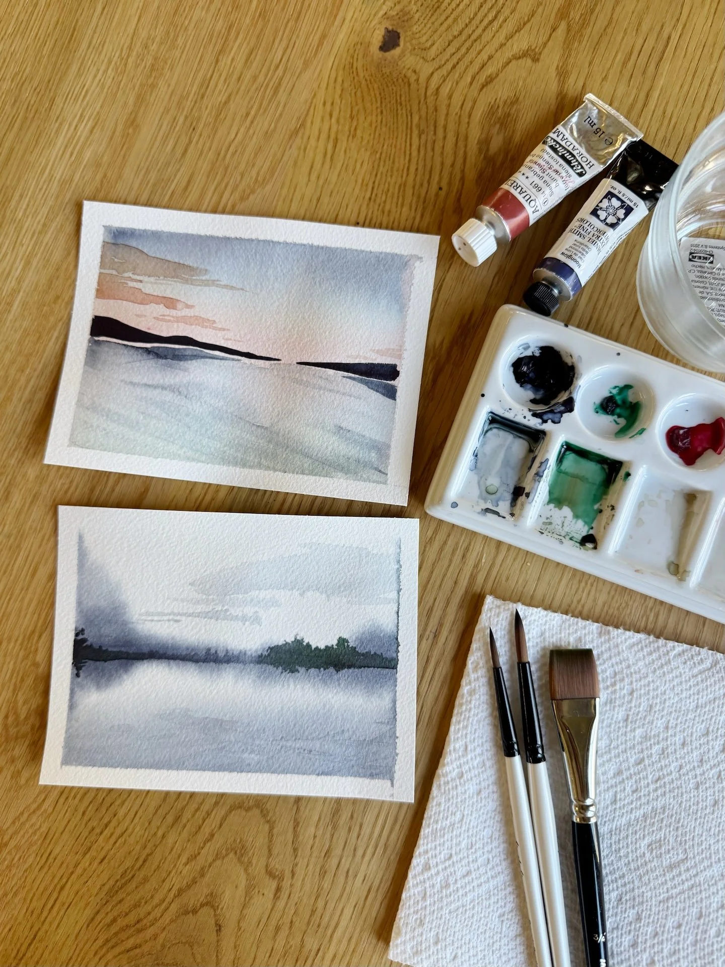 Watercolor Landscapes